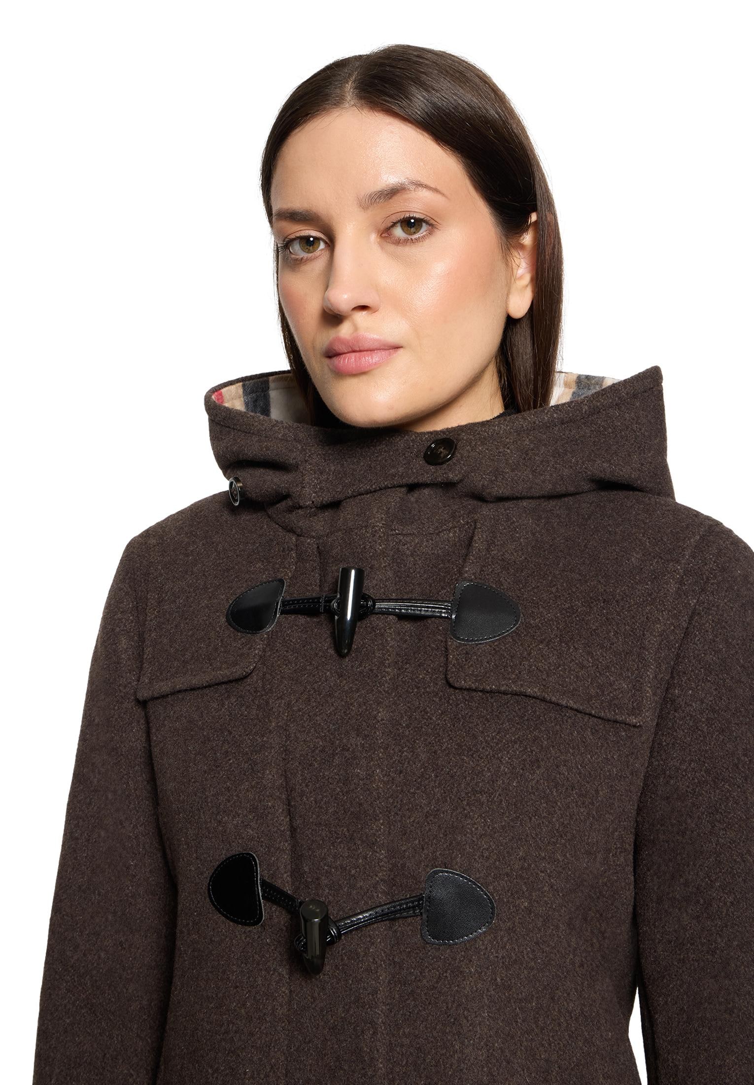 Gil Bret Dufflecoat duffle-coat avec capuche et doublure à carreaux