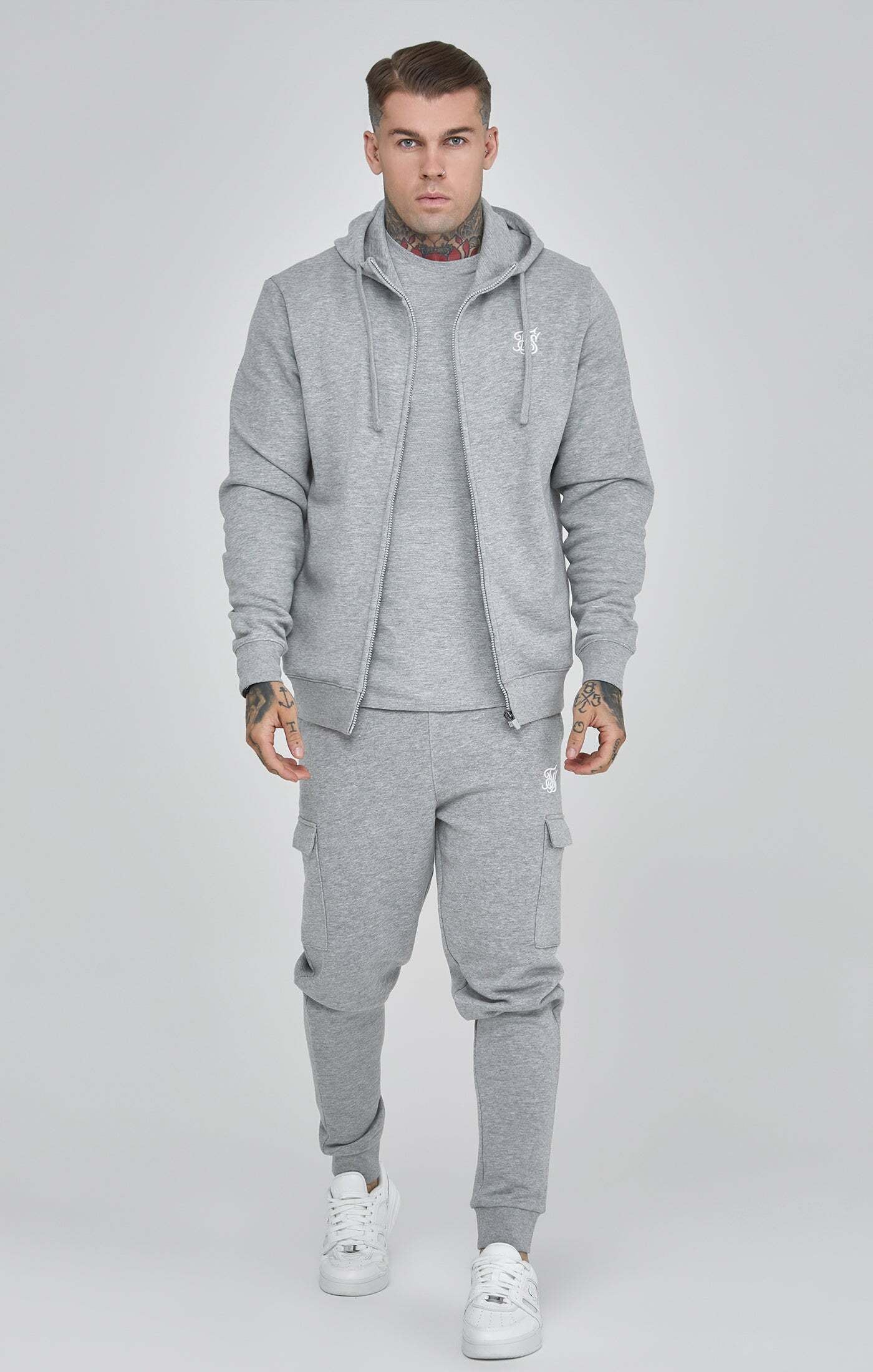 Siksilk Jogginghose »Siksilk Jogginghosen Essentials Cargo Joggers«