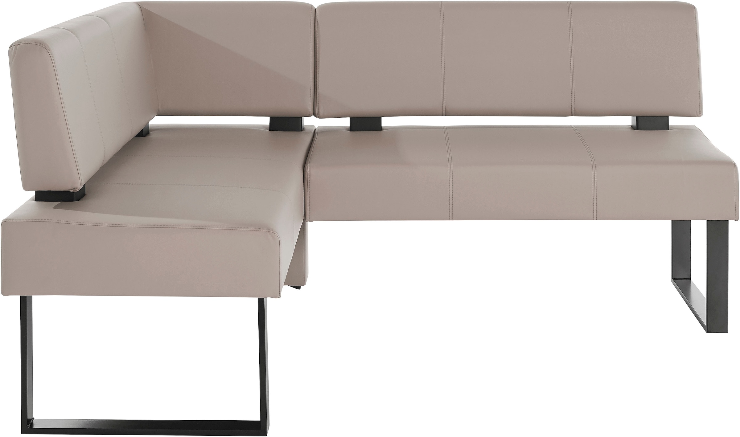 Home affaire Banc d'angle »Oliver mit Metallgestell, Küchenbank« verschiedene Bezüge Cord Esszimmerbank OTTOs Choice