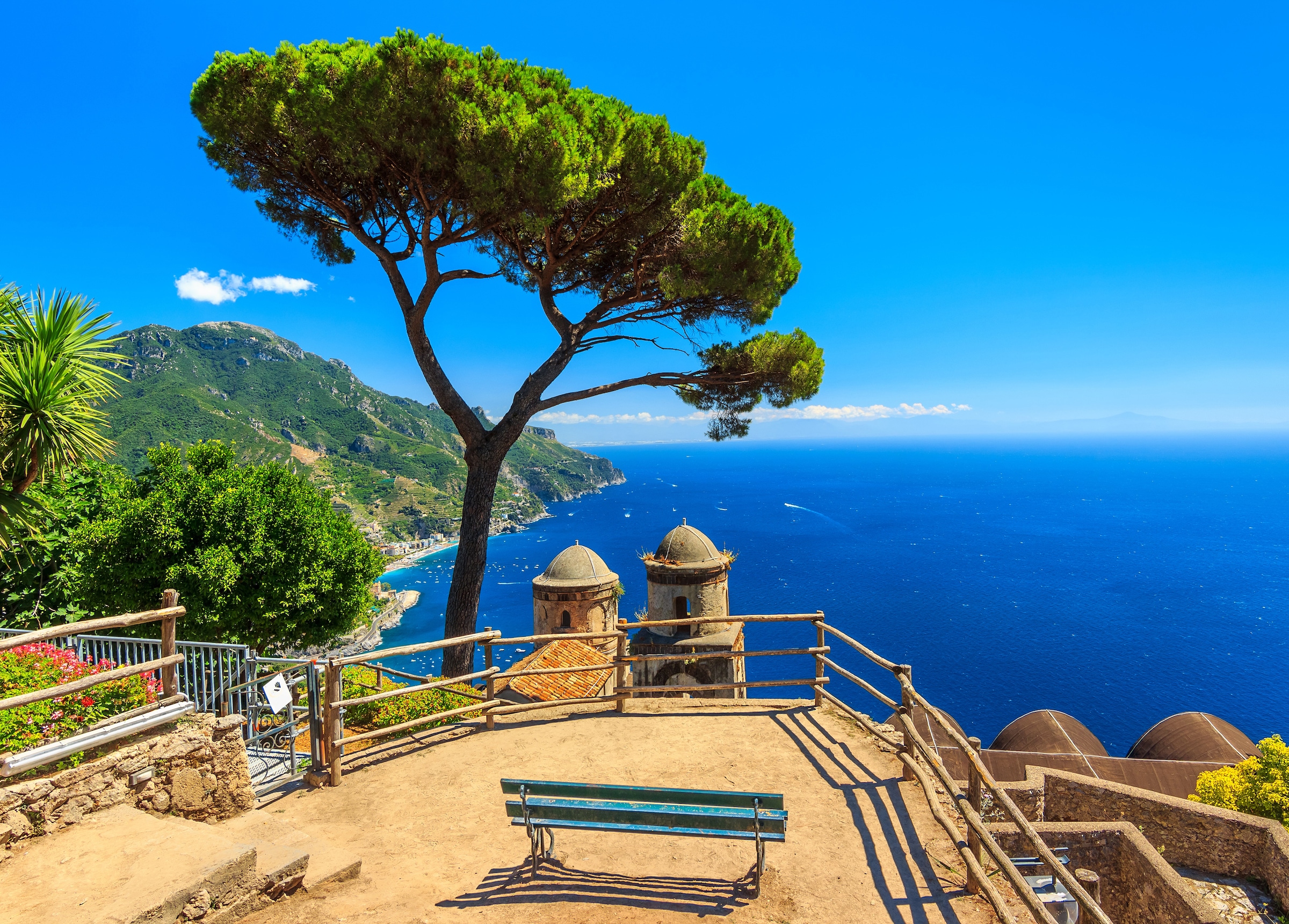 Papermoon Papier peint photo »Panorama Ravello Amalfi« lisse
