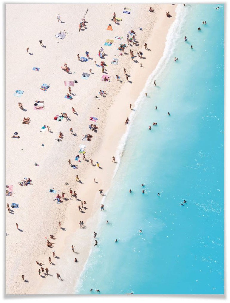 Image of Wall-Art Poster »Strand Zakynthos«, Strand, (1 St.), Poster, Wandbild, Bild, Wandposter bei Ackermann Versand Schweiz