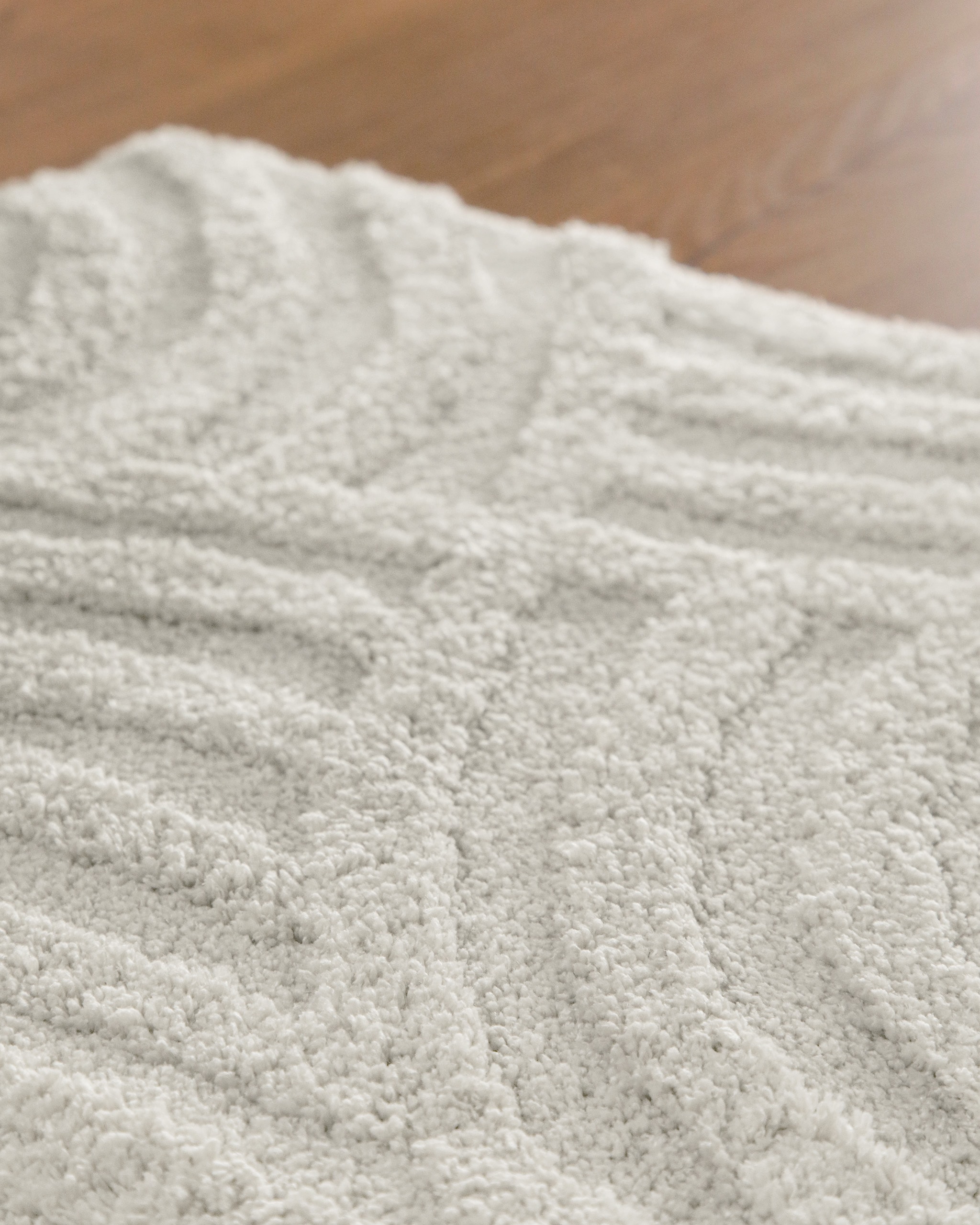 Wecon home Tapis de bain »Fiete« Höhe 25 mm revêtement antidérapant Séchage rapide Badteppich, Hoch-Tief-Effekt, weich, rutschhemmend, waschbar, getuftet