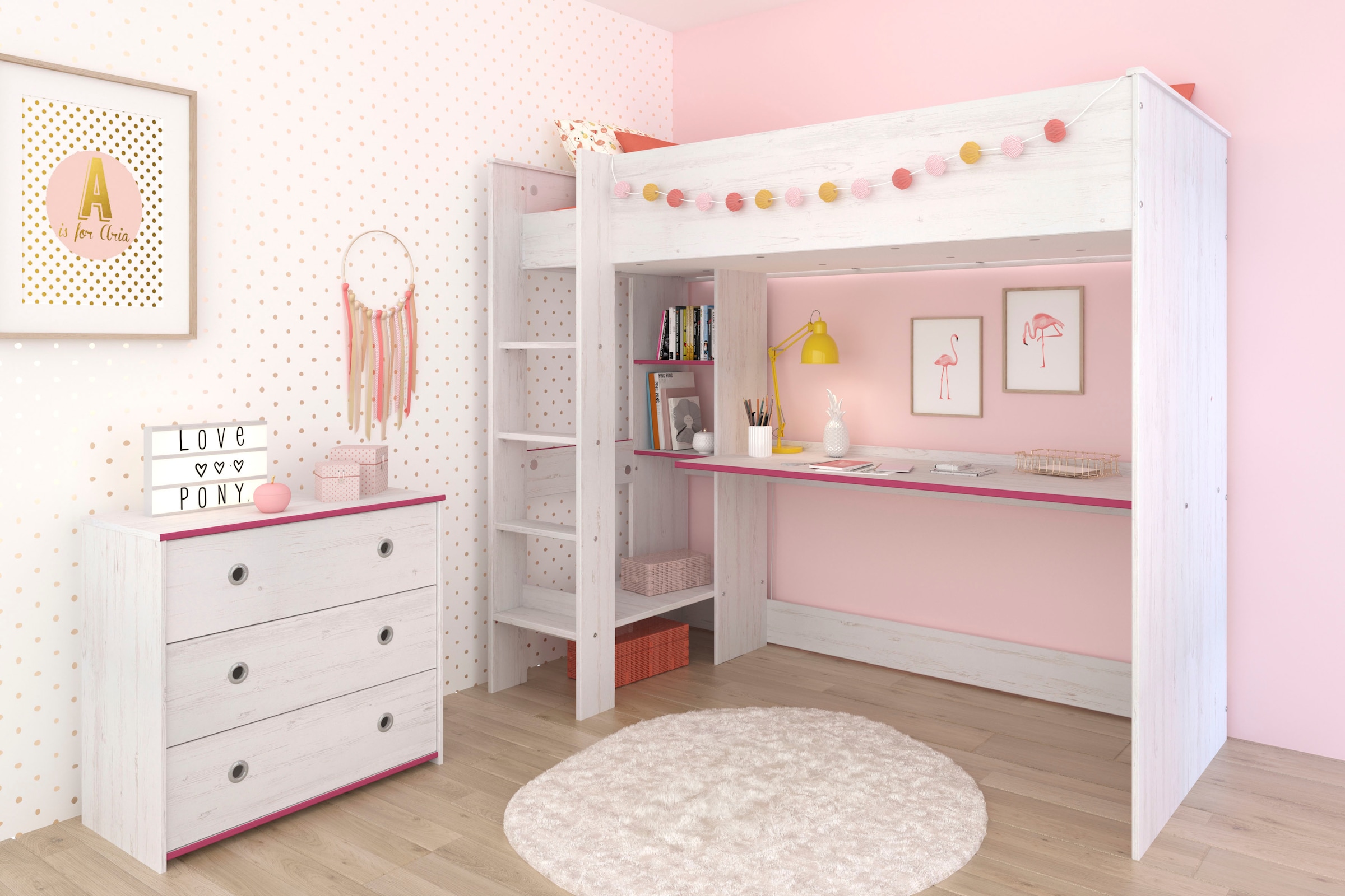 Parisot Jugendzimmer-Set »Smoozy_29«, (2 tlg.)