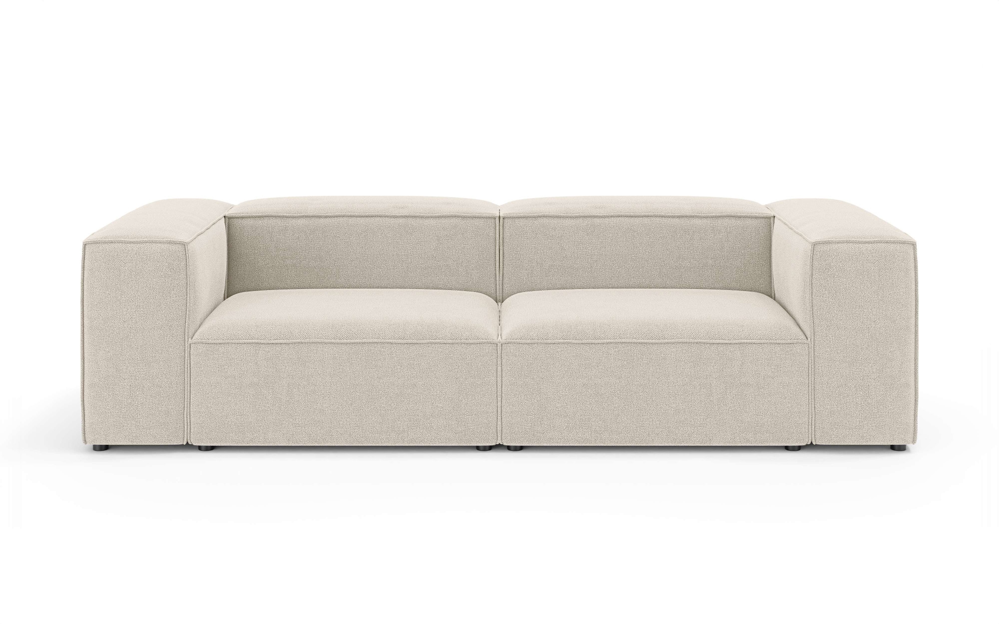 INOSIGN Big-Sofa »HAILY Modularsofa, Masse B/T/H: 260/100/72 cm«, als Modul oder separat verwendbar, für individuelle Zusammenstellung
