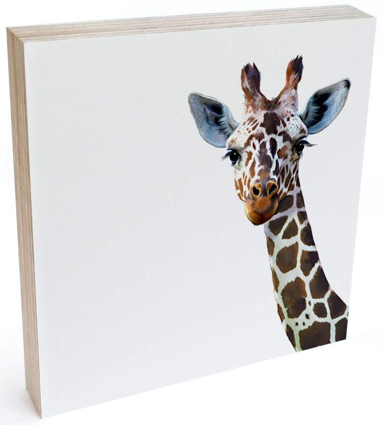 Image of Wall-Art Holzbild »Tischdeko Giraffe Holzbild«, (1 St.) bei Ackermann Versand Schweiz