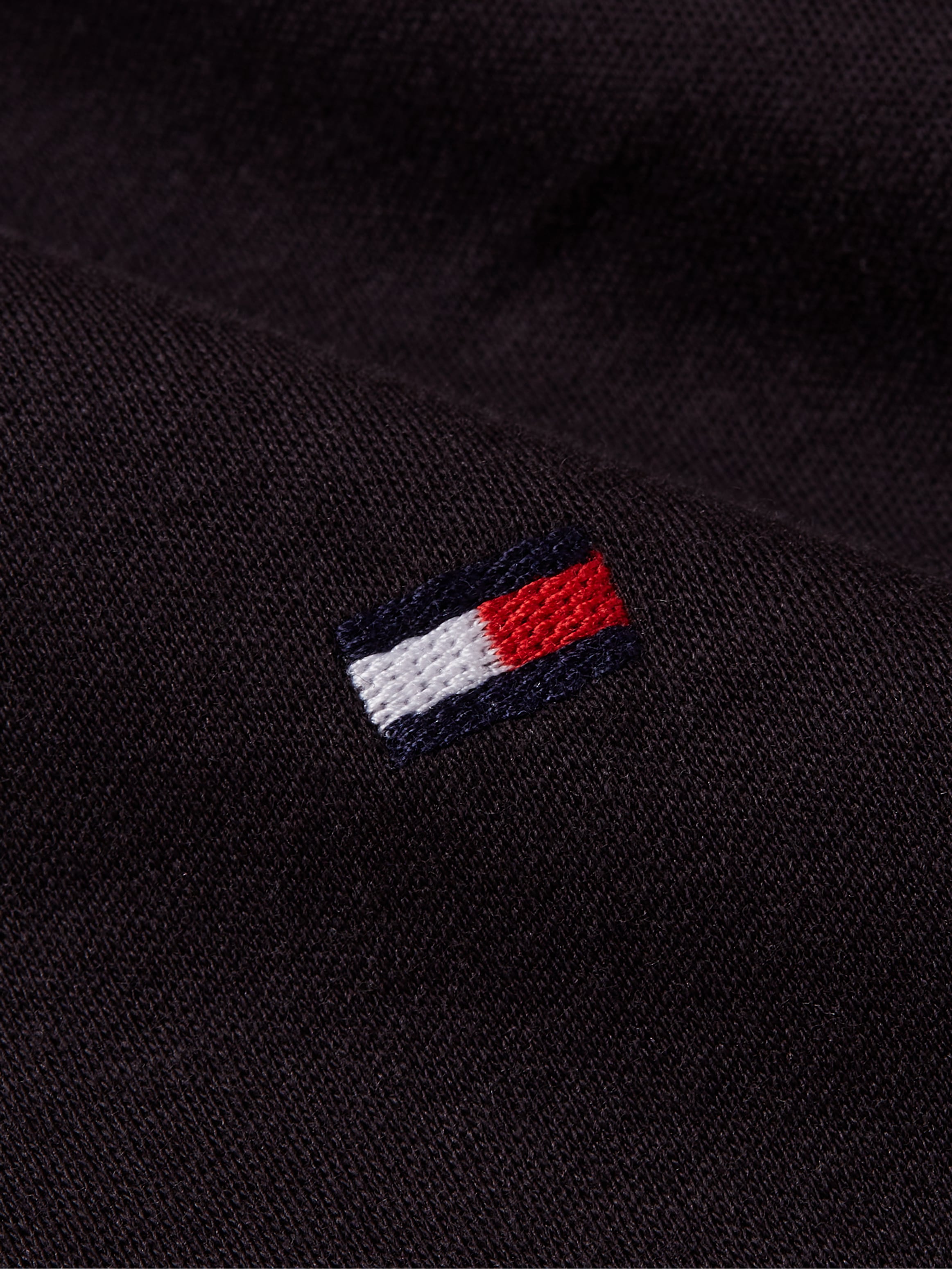 Tommy Hilfiger Polo à manches longues »L/S LIQUID COTTON REG POLO mit Jersey und Markenlabel« unifarben, casual, regular fit, Baumwolle, Polokragen