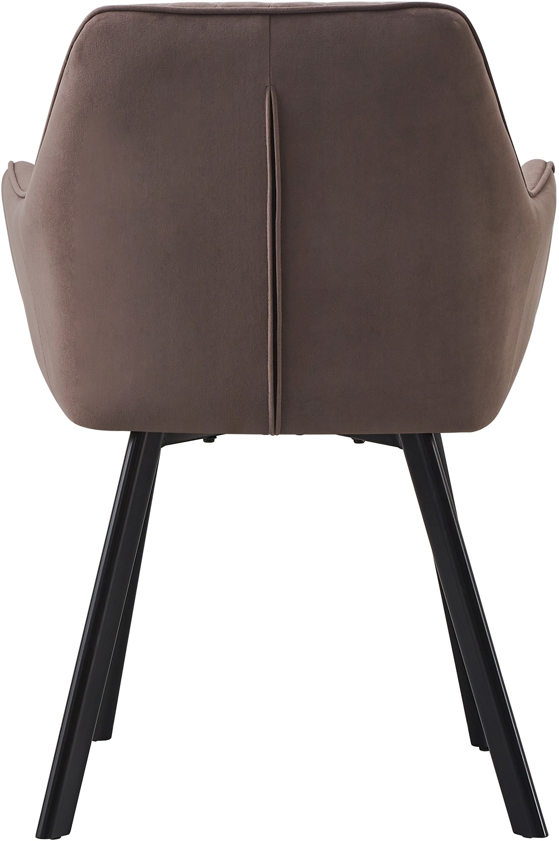 SalesFever Essgruppe »Designstarke Essgruppe«, (Set, 5 tlg.), Tischplatte mit rauer Balken-Oberfläche, Rücken mit Rautensteppung