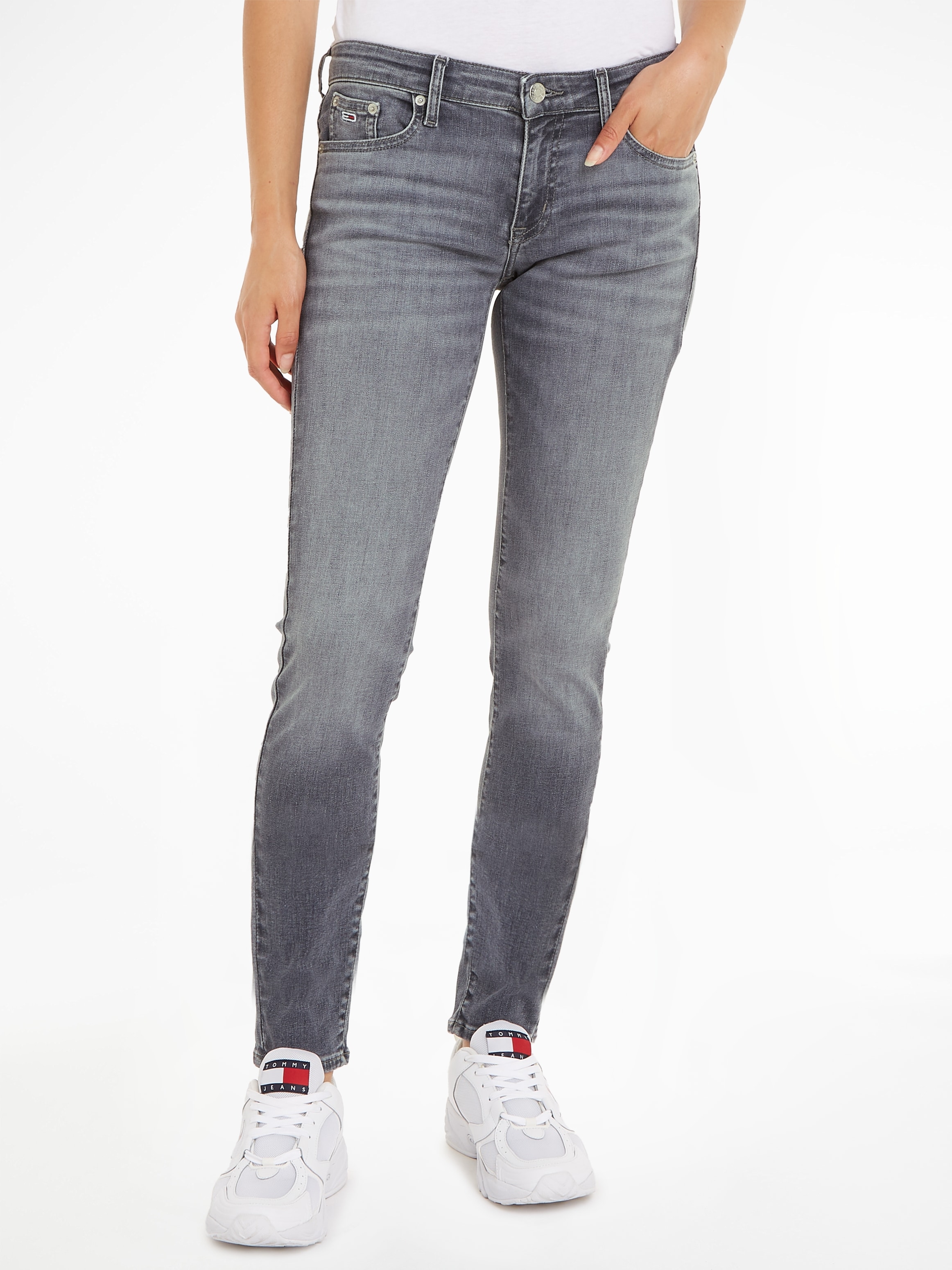 ♕ Tommy Jeans Skinny-fit-Jeans, mit Faded-Out bestellen versandkostenfrei Effekten