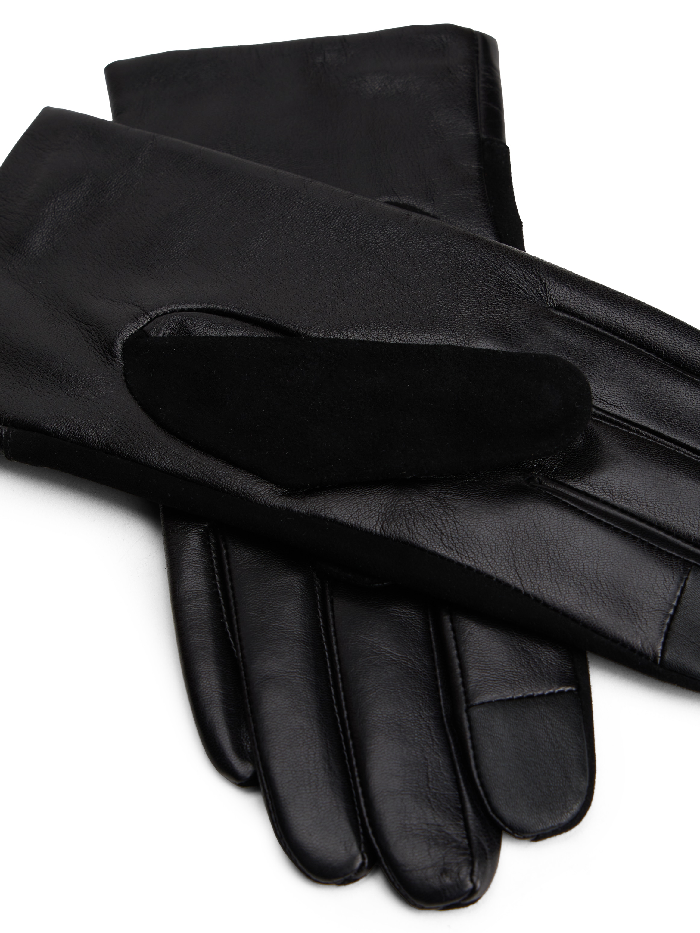 Tommy Hilfiger Lederhandschuhe »TH SUEDE LEATHER«, aus Glatt- und Wildleder, für Damen