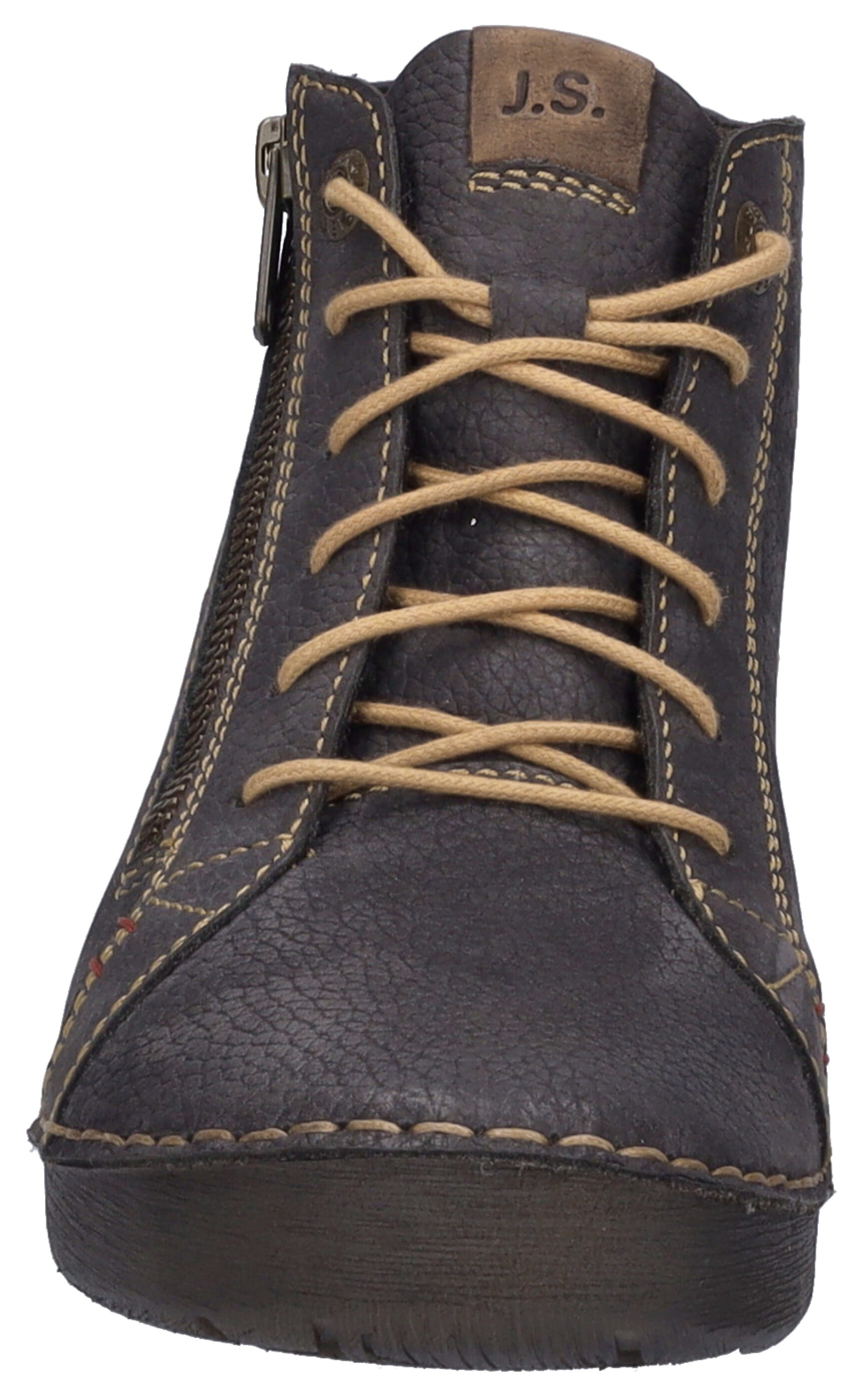 Josef Seibel Schnürstiefelette »Fergey 67«, Schnürstiefel, Winterstiefel, Bequemschuh mit Reissverschluss