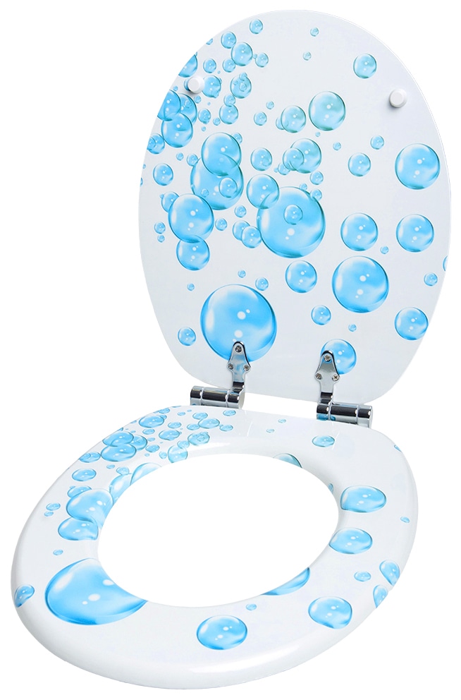Sanilo WC-Sitz »Wasserblasen«, mit Absenkautomatik