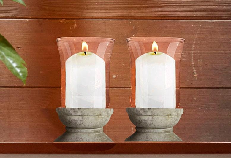 Home affaire Windlicht »Antik-Windlicht«, (Set, 2 St.) günstig kaufen