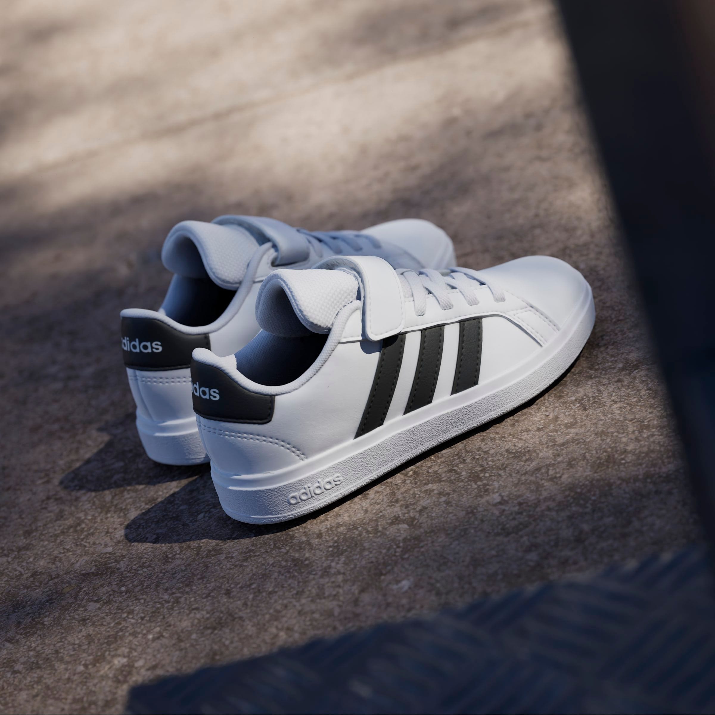 adidas Sportswear Sneaker »GRAND COURT 2.0 KIDS«, Design auf den Spuren des adidas Superstar