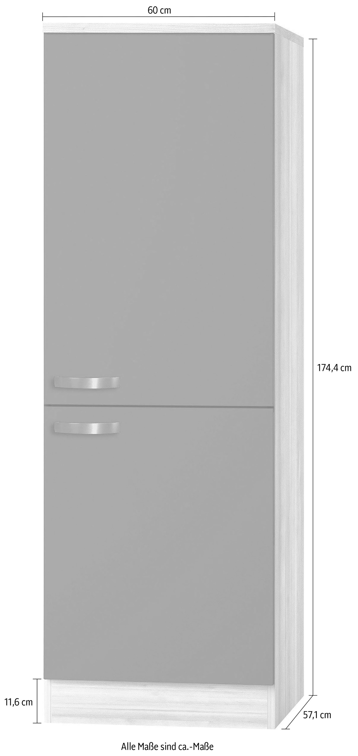 OPTIFIT Kühlumbauschrank »Faro«, mit Metallgriffen, Breite 60 cm
