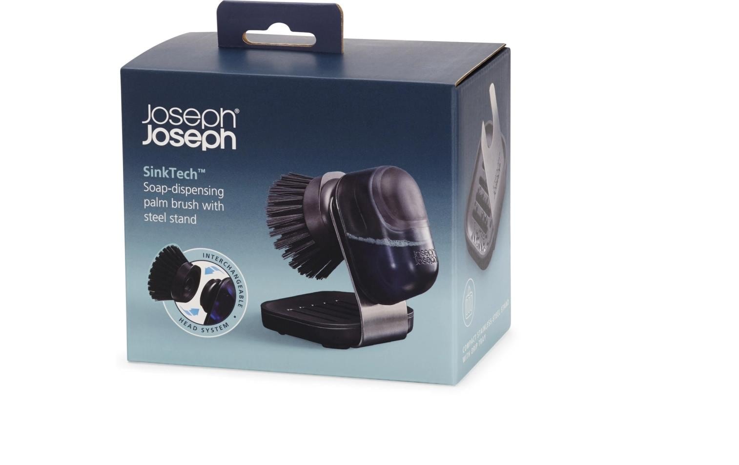 Joseph Joseph Brosse de nettoyage »mit Seifenspender SinkTech 11,8 x 9,2 cm«