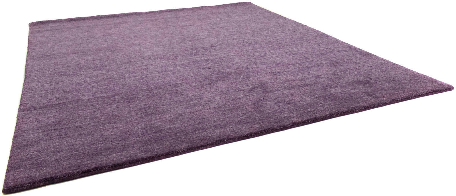 morgenland Wollteppich »Uni - Gabbeh Teppich - Softy«, rechteckig, 1,6 mm Höhe, Gabbeh Optik, Uni Farben, reine Wolle, sehr weicher Flor, Wohnzimmer