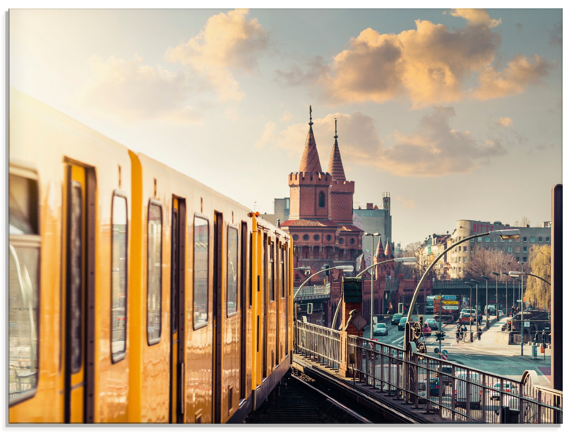 Image of Artland Glasbild »Berlin Oberbaumbrücke 2«, Deutschland, (1 St.) bei Ackermann Versand Schweiz