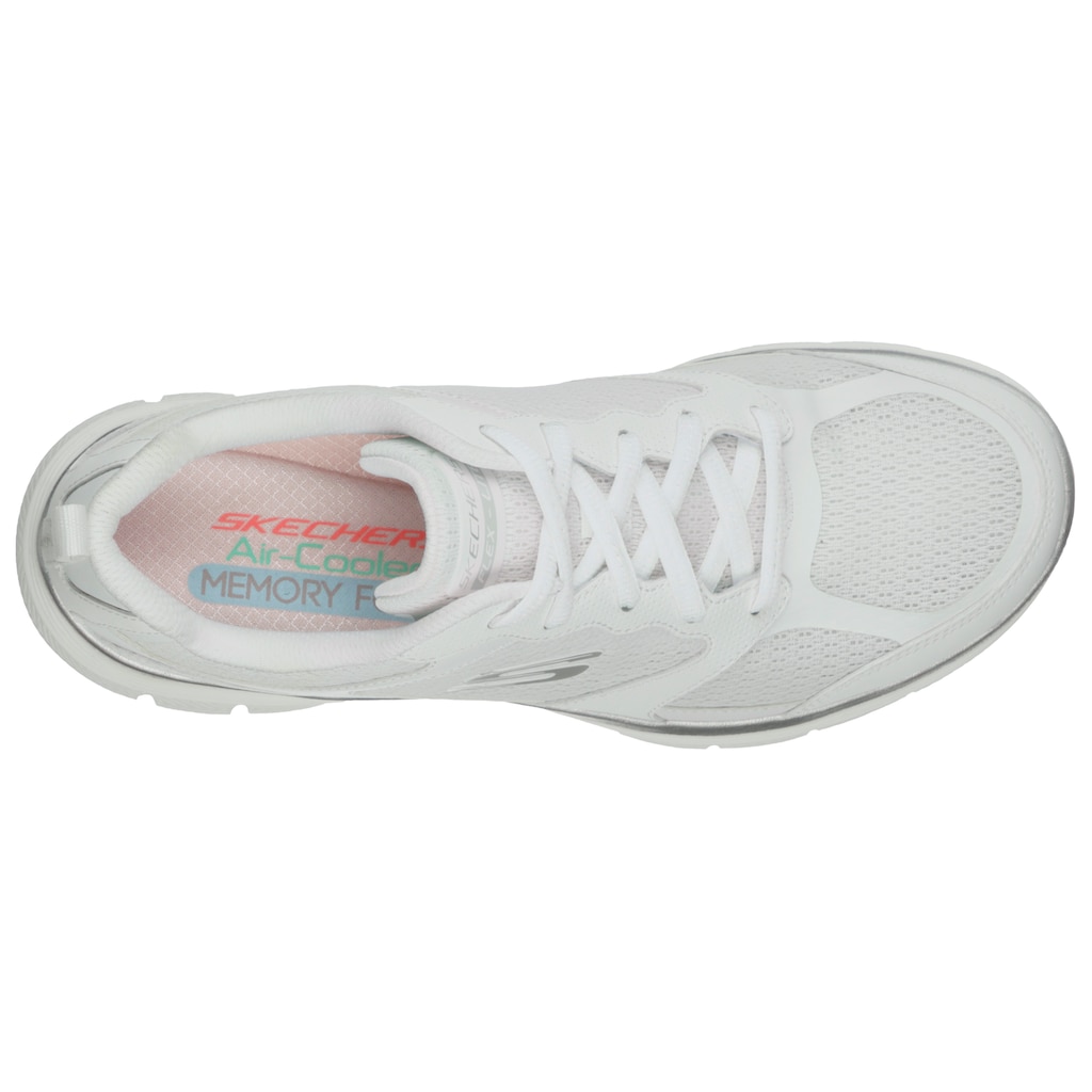 Skechers Sneaker »FLEX APPEAL 4.0 - ACTIVE FLOW«, mit komfortabler Innensohle, Freizeitschuh, Halbschuh, Schnürschuh