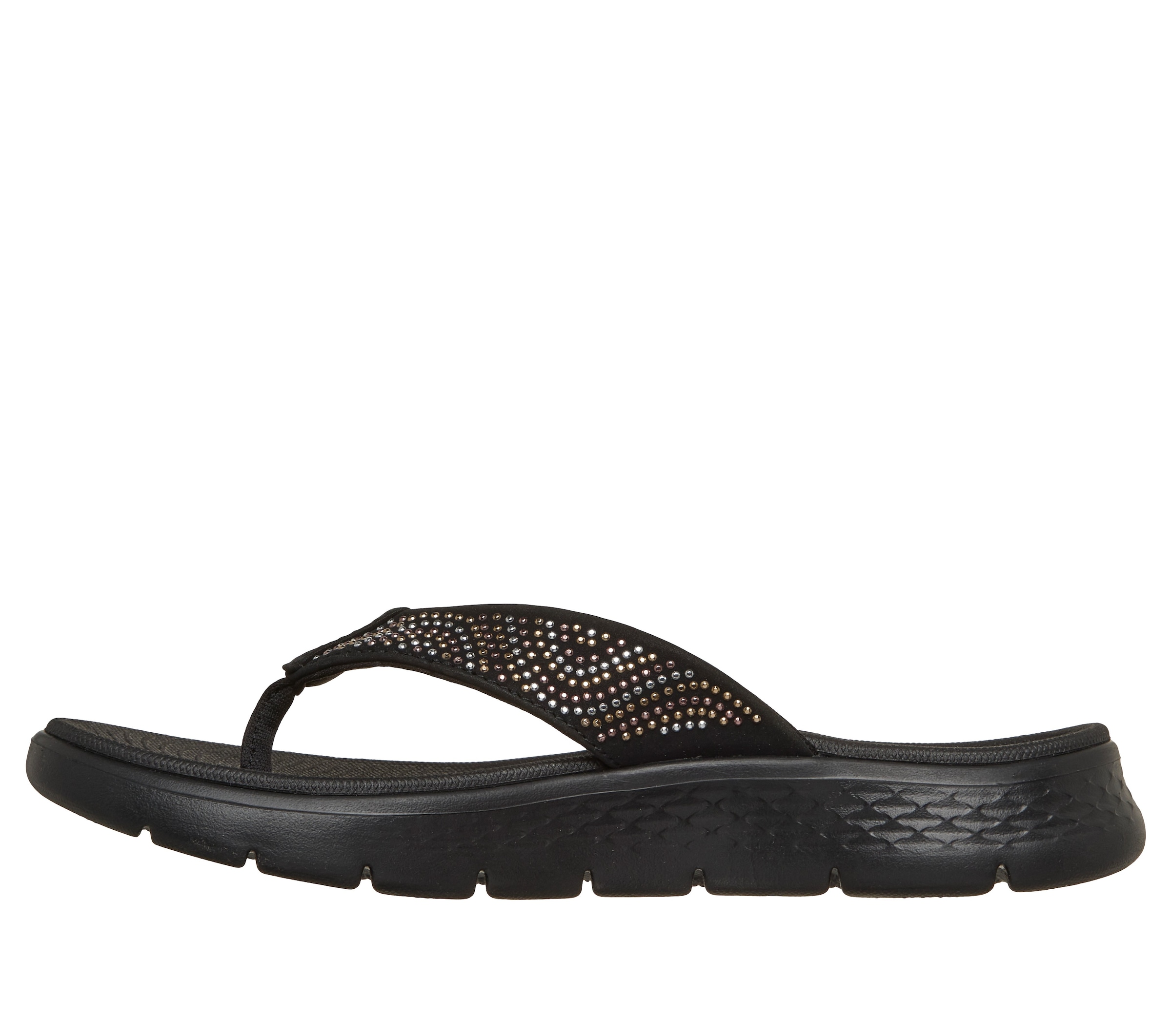 Skechers Zehentrenner »GO WALK FLEX SANDAL«  Sommerschuh, Badeschuh, Strandschuh mit Nietenverzierung
