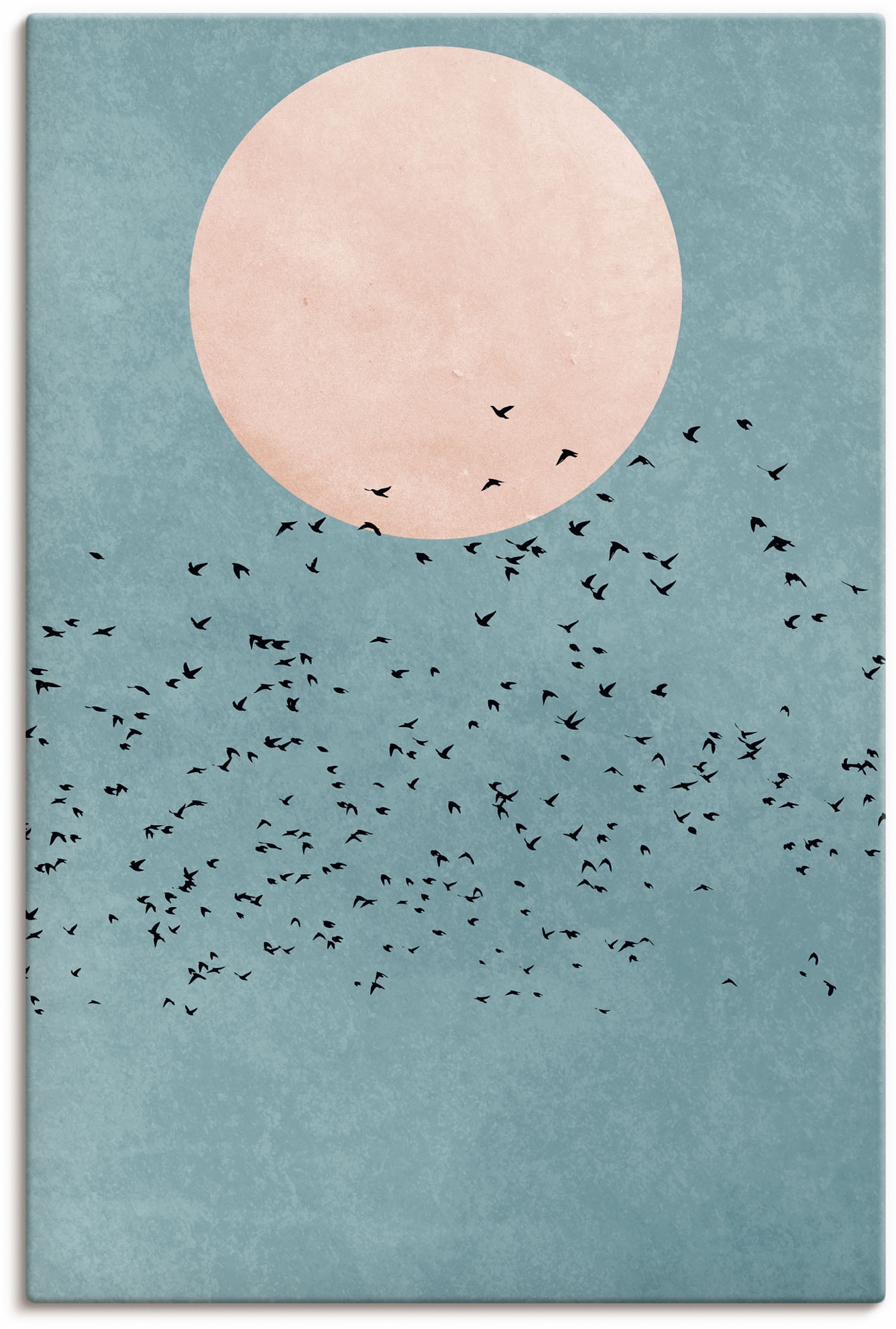 Image of Artland Leinwandbild "Wegfliegen" Himmelsbilder 1 Stk. tlg. auf Holzrahmen gespannt
