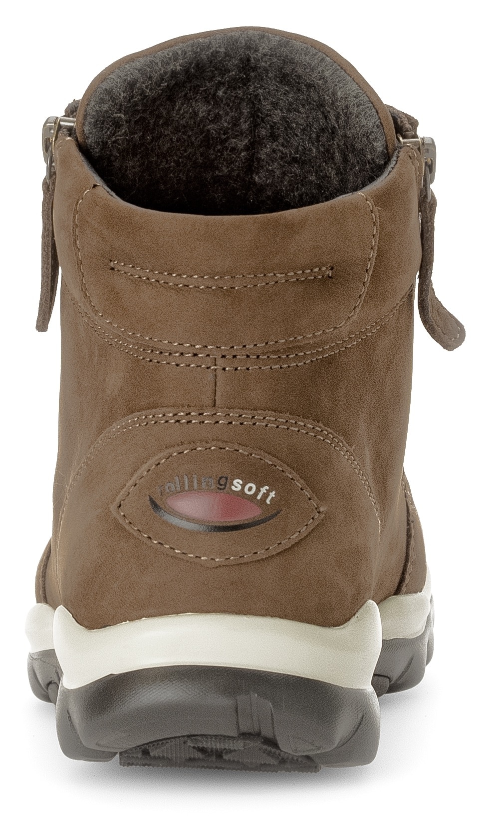 rollingsoft Bottines à lacets  , Keilabsatz, Komfortboots mit profilierter Gummilaufsohle