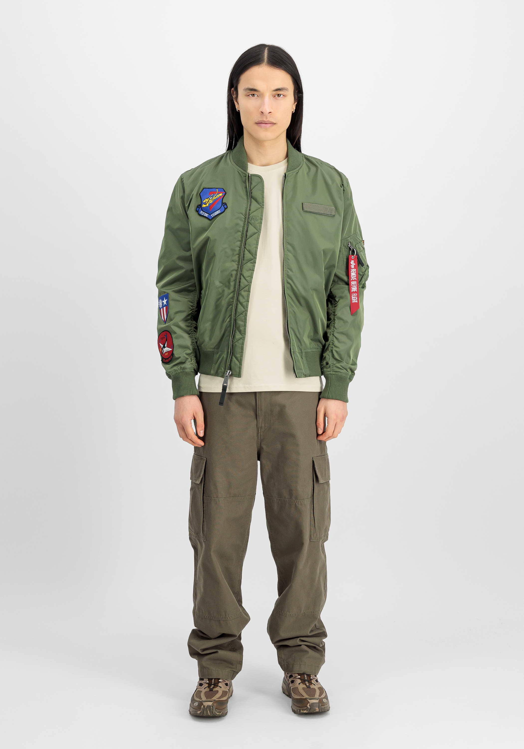 Alpha Industries Bomberjacke »MA-1 TT Flying Tigers Light«