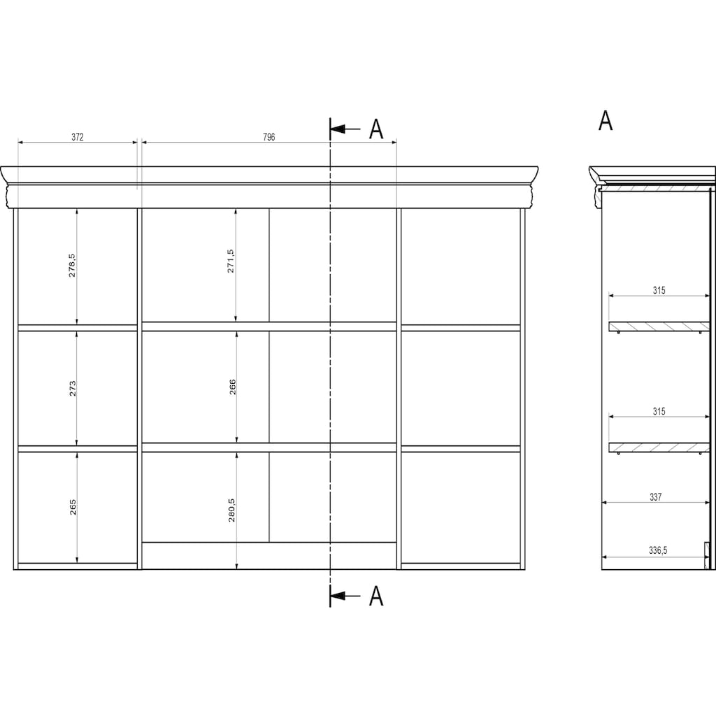 Home affaire Buffet »Royal«, Breite ca. 168 cm