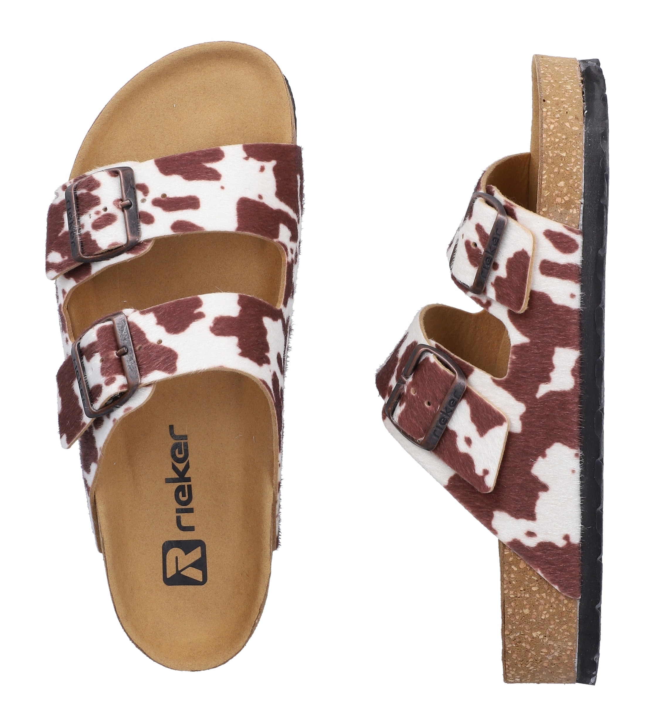 Rieker Pantolette  Chaussure d'été, chaussure de plage, chausson avec boucles réglables