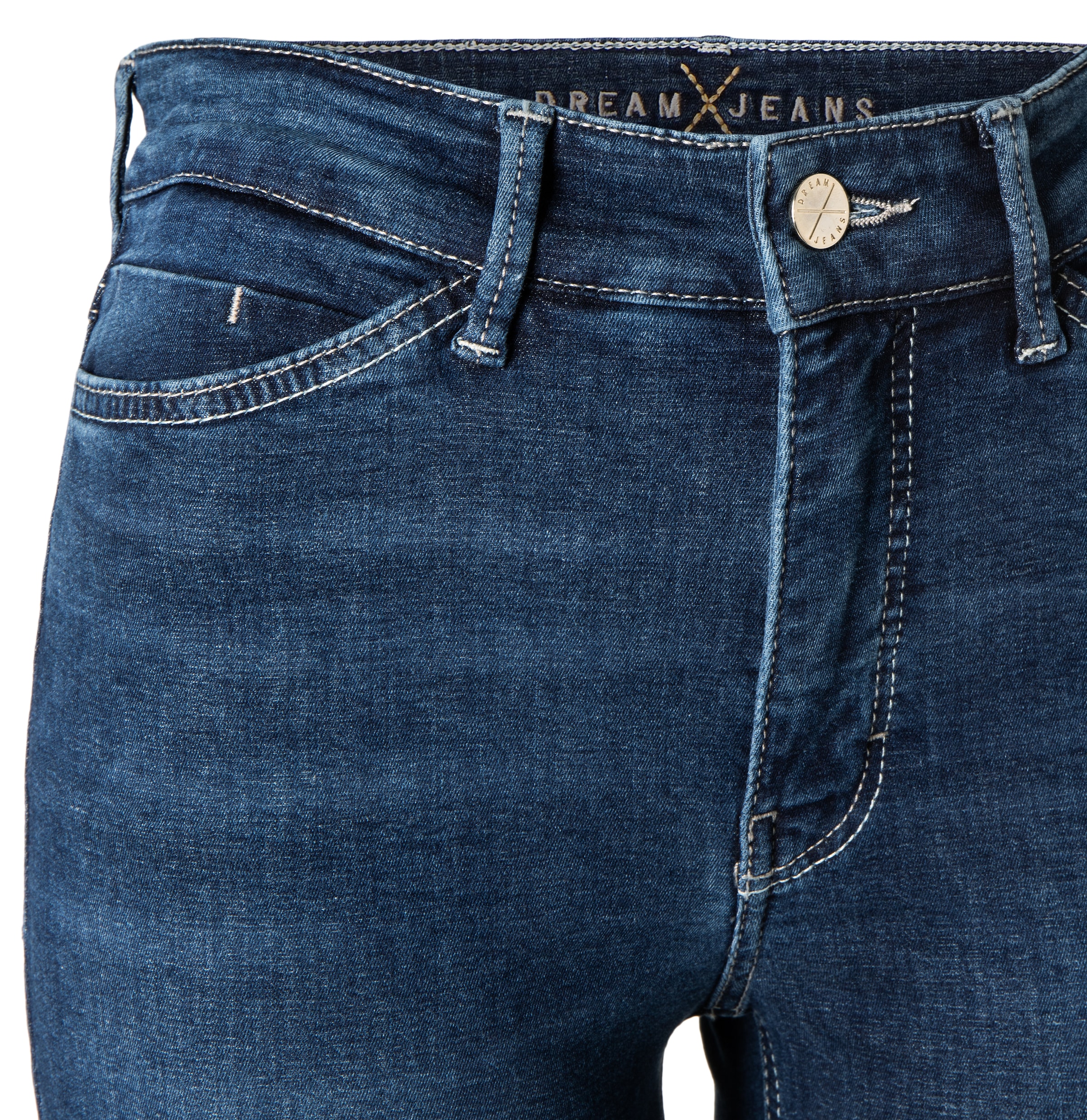 MAC 7/8-Jeans »Dream Chic«, verkürzte Form mit Reissverschluss