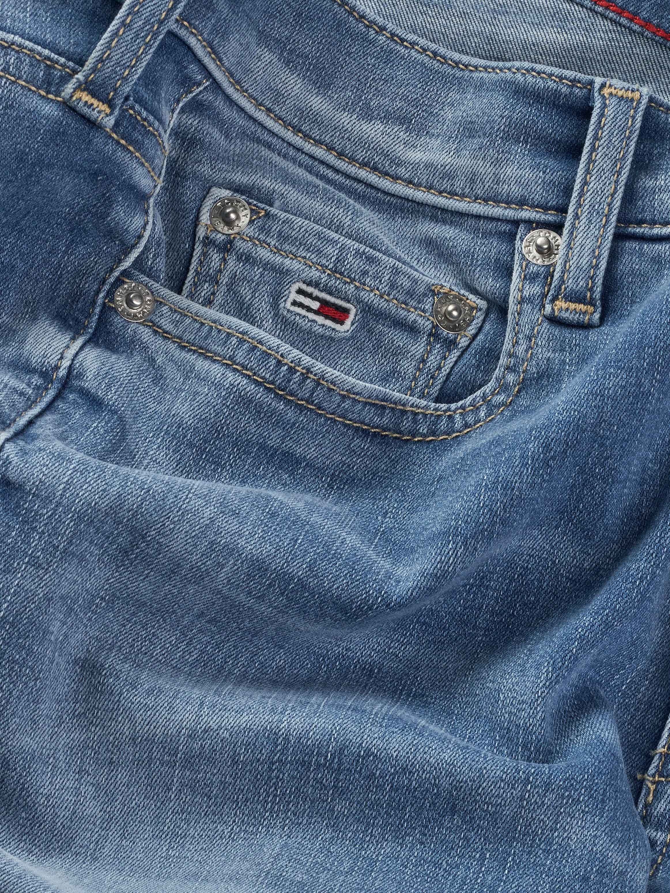 Tommy Jeans Skinny-fit-Jeans »NORA MR SKNY«, mit Waschung, mit Logo-Badge