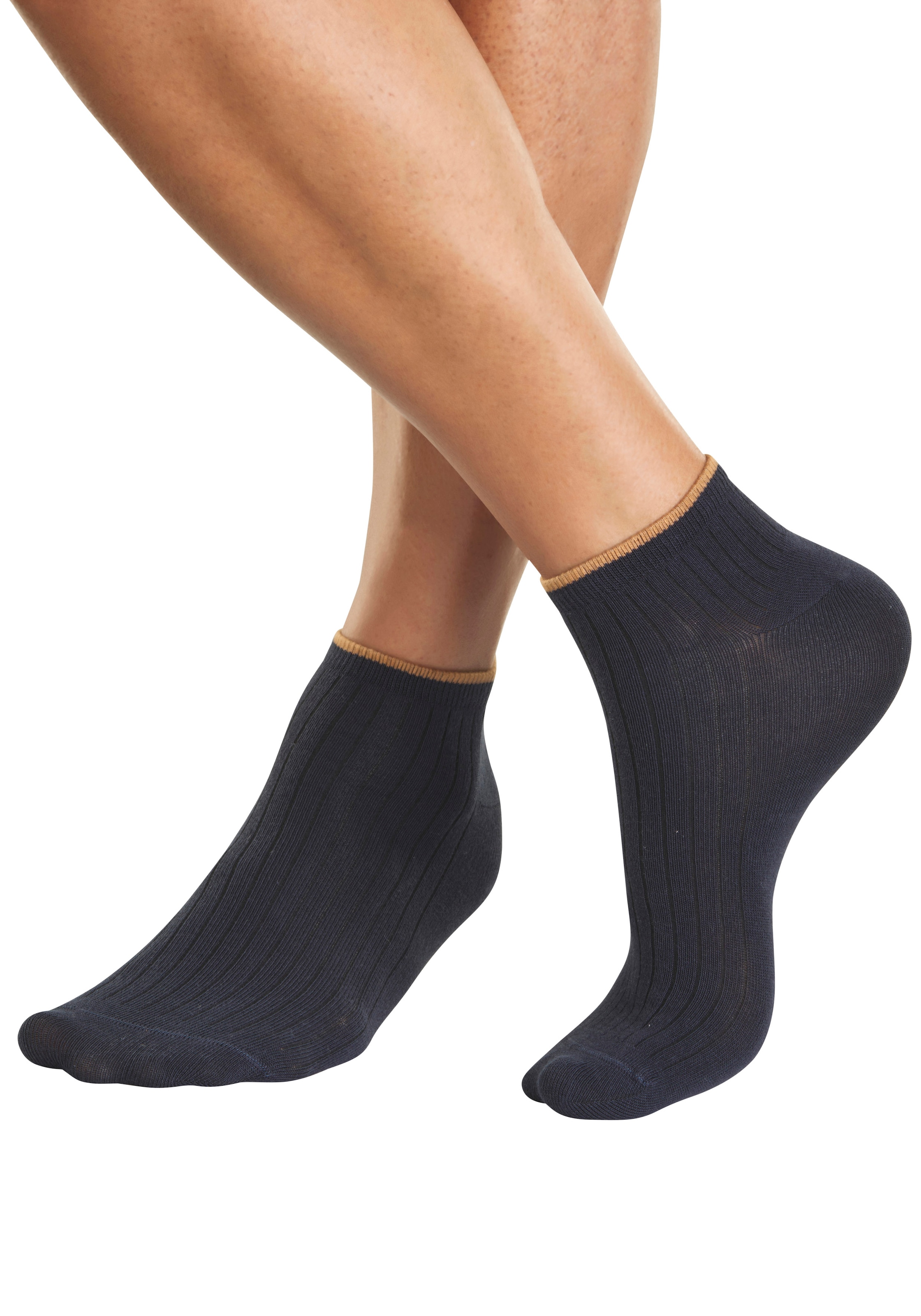 H.I.S Chaussettes courtes Paquet, 7 Couple tlg. in schöner Farbpackung