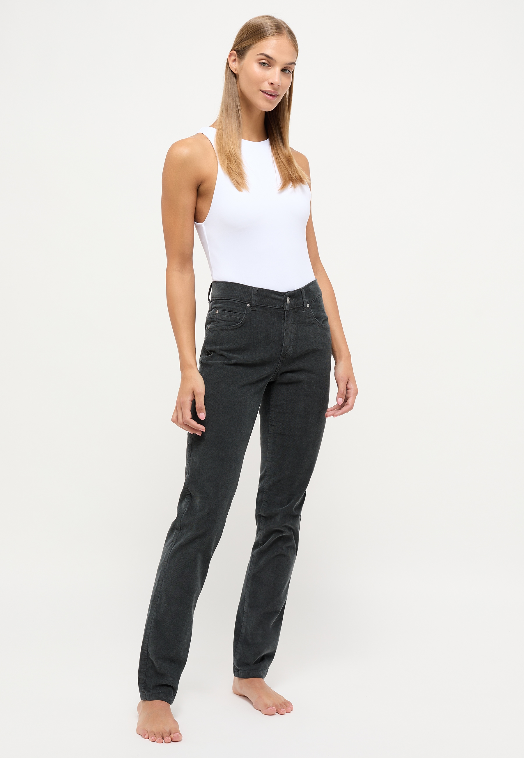 ANGELS Pantalon en velours côtelé  Slim Fit