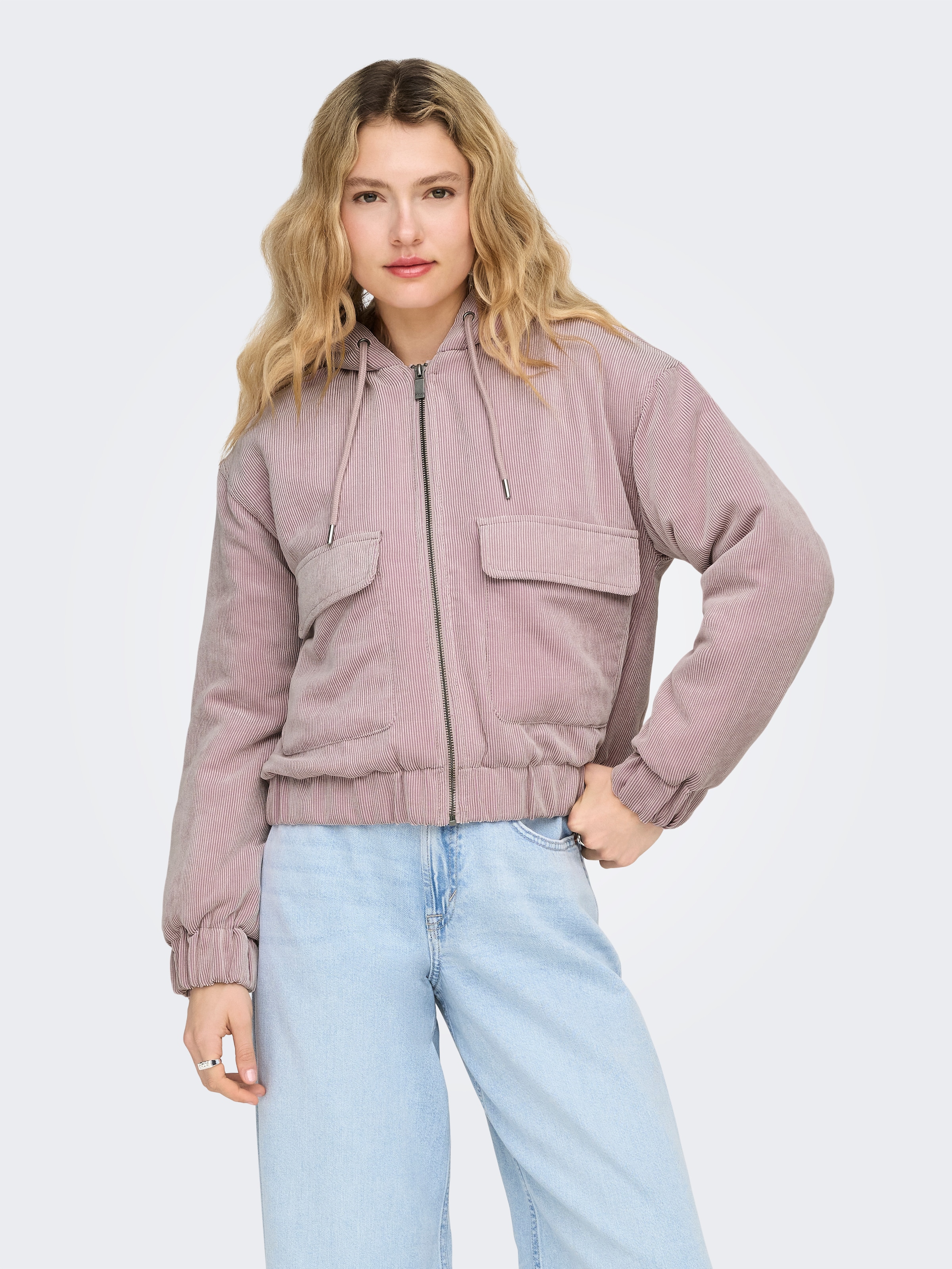 ONLY Cordjacke »ONLSUVA CORDUROY PAD SHORT JACKET CC OTW« Materialmix,