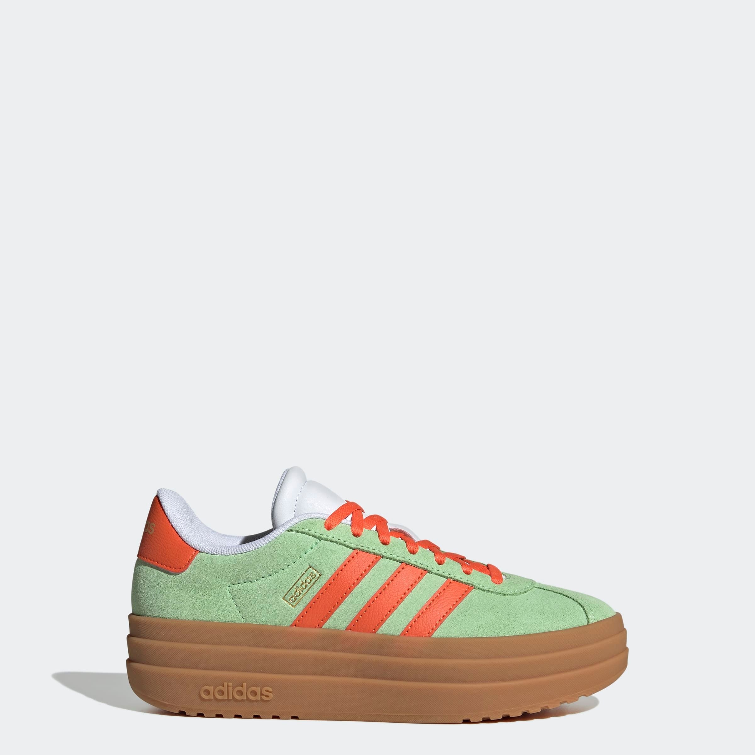 adidas Sportswear Plateausneaker »VL COURT BOLD LIFESTYLE KIDS«, Design auf den Spuren des adidas Gazelle Bold