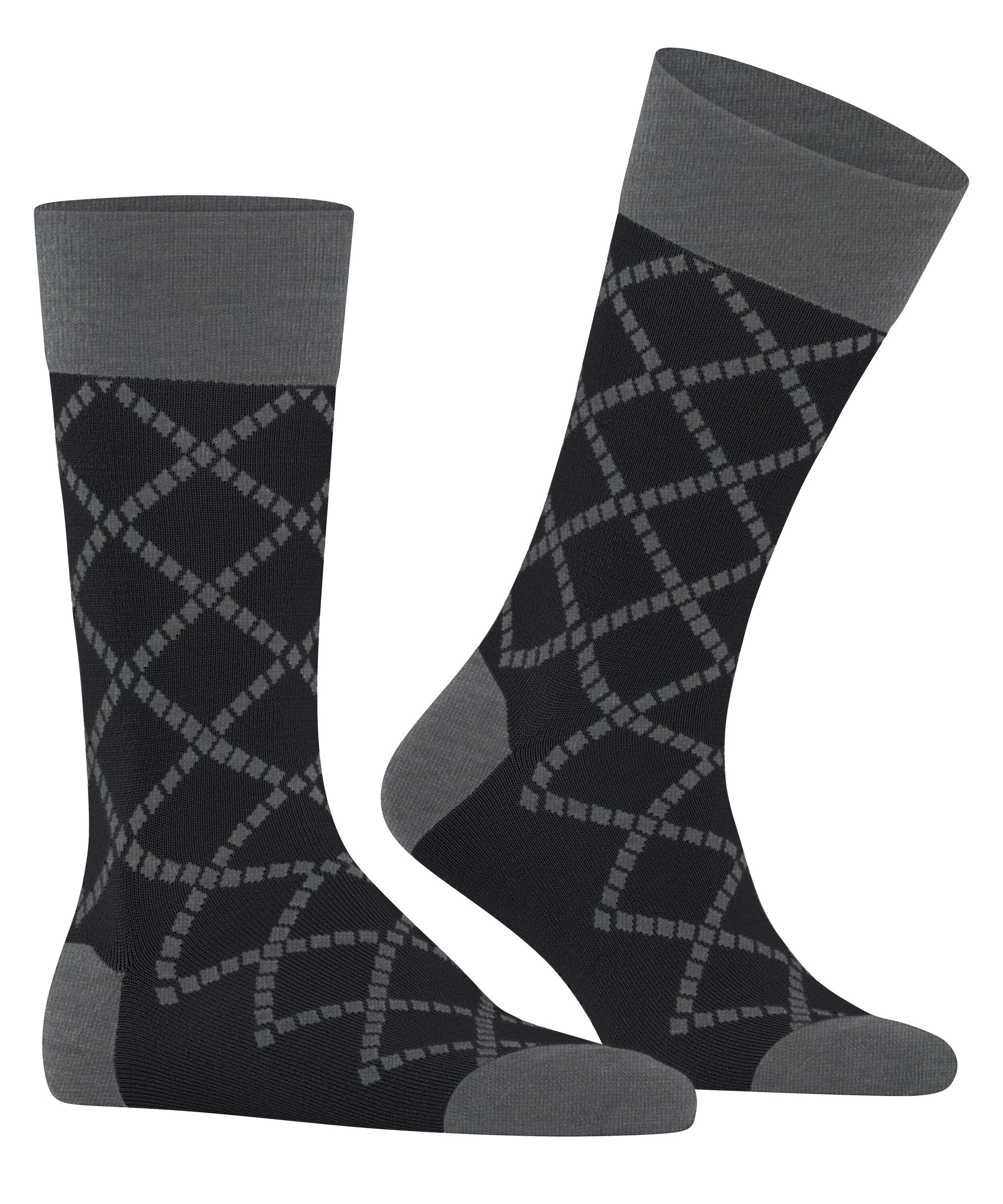 Burlington Socken »Ferry Road« Einheitsgrösse 40-46, Rauten-Design, wärmende Wollmischung