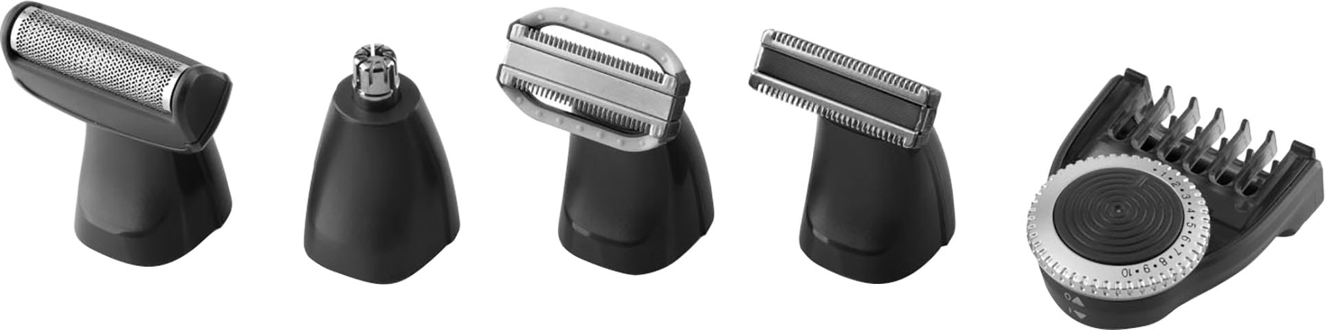 eta Rasoirs électriques »Haar- und Bartschneider BladeMaster ETA034190000« 5 cuis Aufsätze Tondeuse de précision SmartClick 5-in1-Multifunktionstrimmer