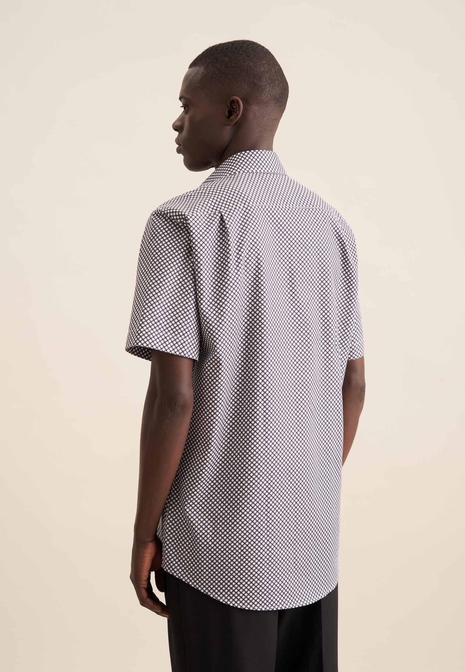 seidensticker Businesshemd »Regular« Regular 1/2 Kentkragen Druck