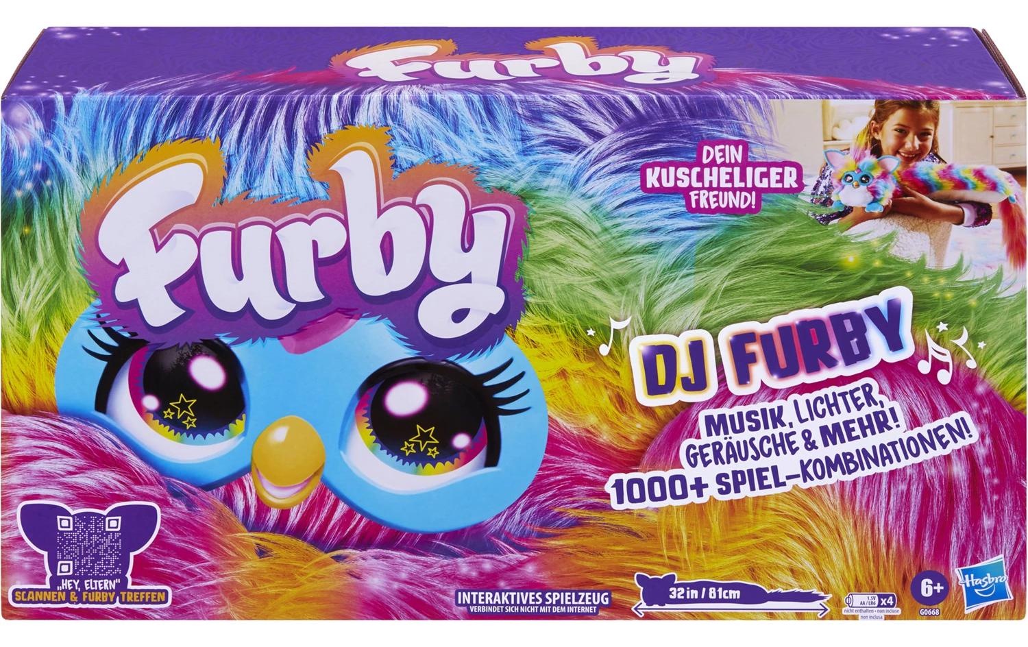   Plüschfigur »Furby DJ Furby Regenbogen« mit Licht- und Soundeffekt