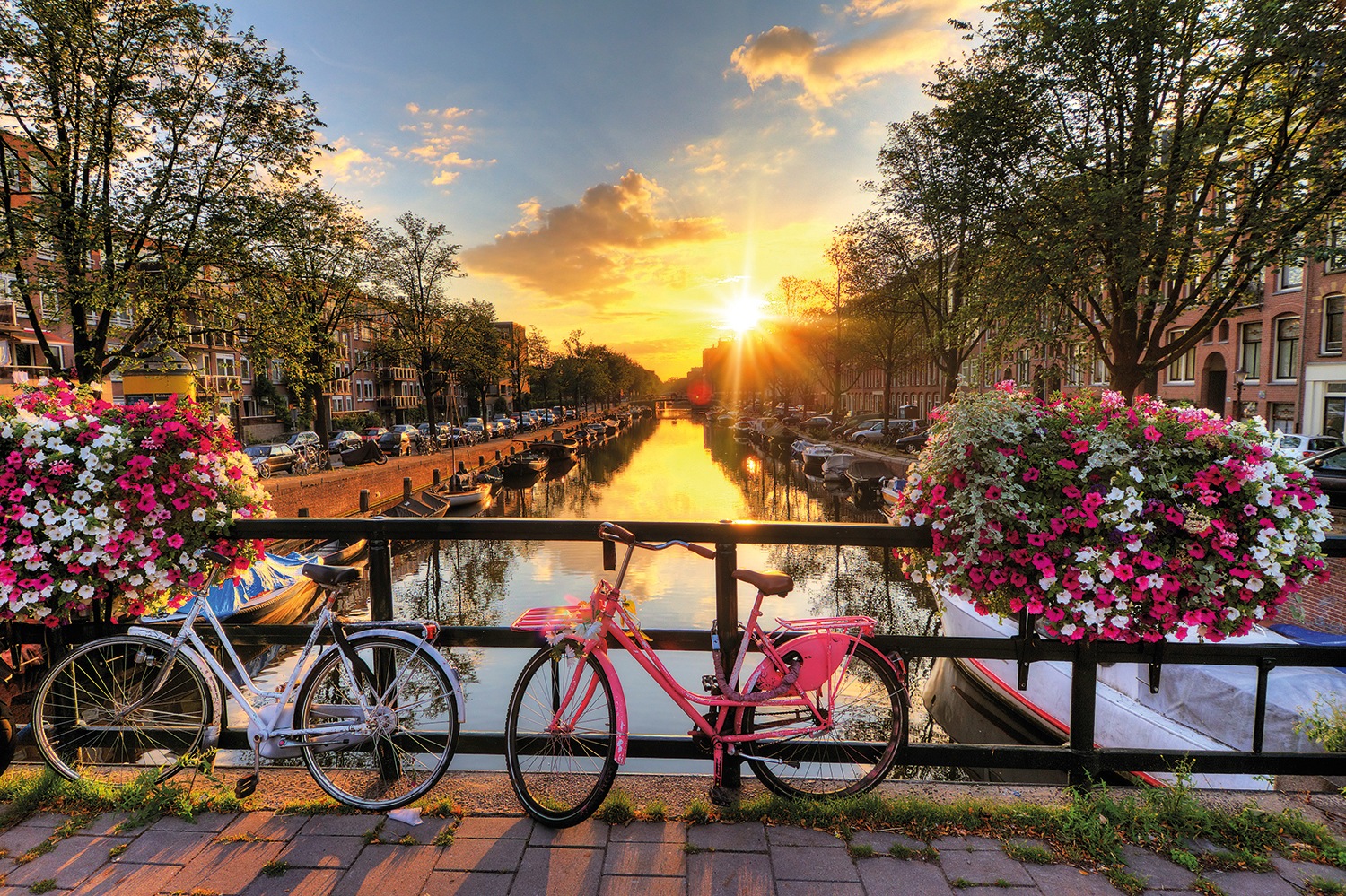 Image of Papermoon Fototapete "Amsterdam Sunrise" glatt