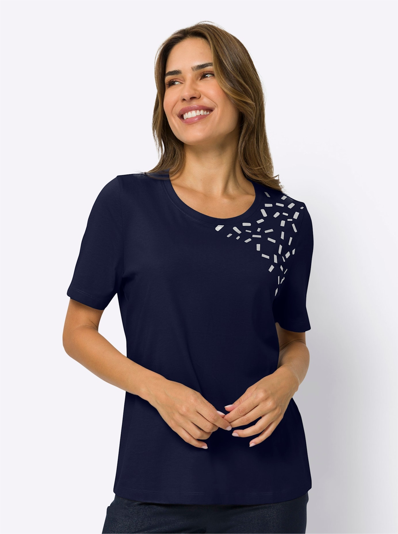   Rundhalsshirt »Freizeitshirt« 1 Stk.