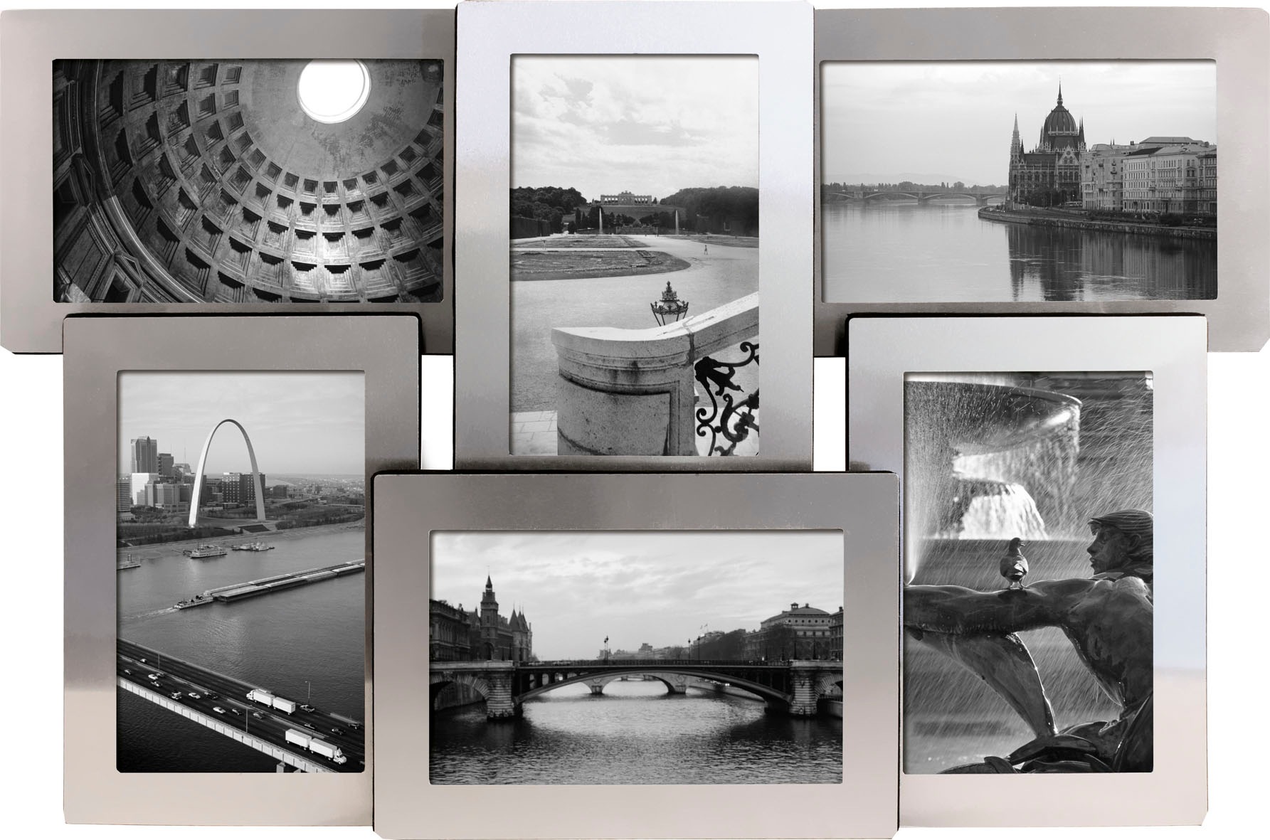 Image of RAPHAELLO Bilderrahmen »Portland«, (1 St.), Collage, silberfarben bei Ackermann Versand Schweiz