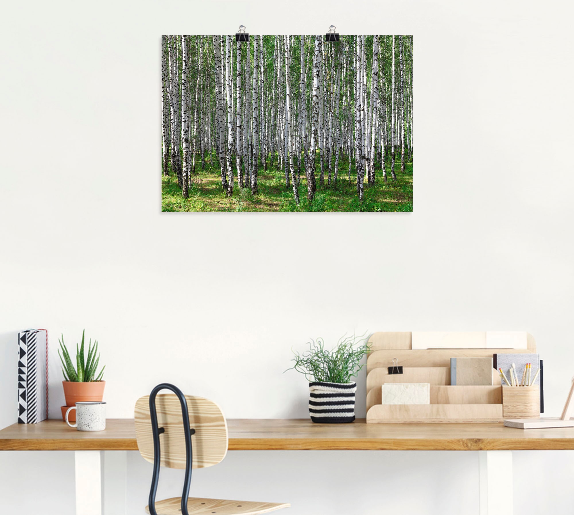 Artland Wandbild »Birkenwald«, Wald, (1 St.), als Poster, Wandaufkleber in verschied. Grössen
