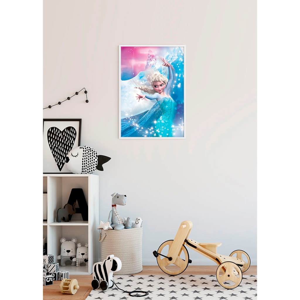 Komar Poster »Frozen 2 Elsa Action«, Disney, (1 St.), Kinderzimmer, Schlafzimmer, Wohnzimmer