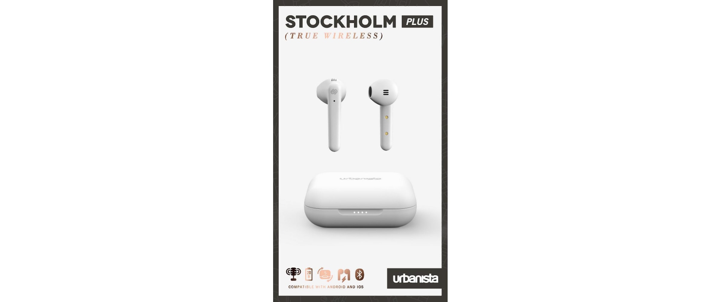 Urbanista wireless In-Ear-Kopfhörer »Stockholm Plus Weiss«