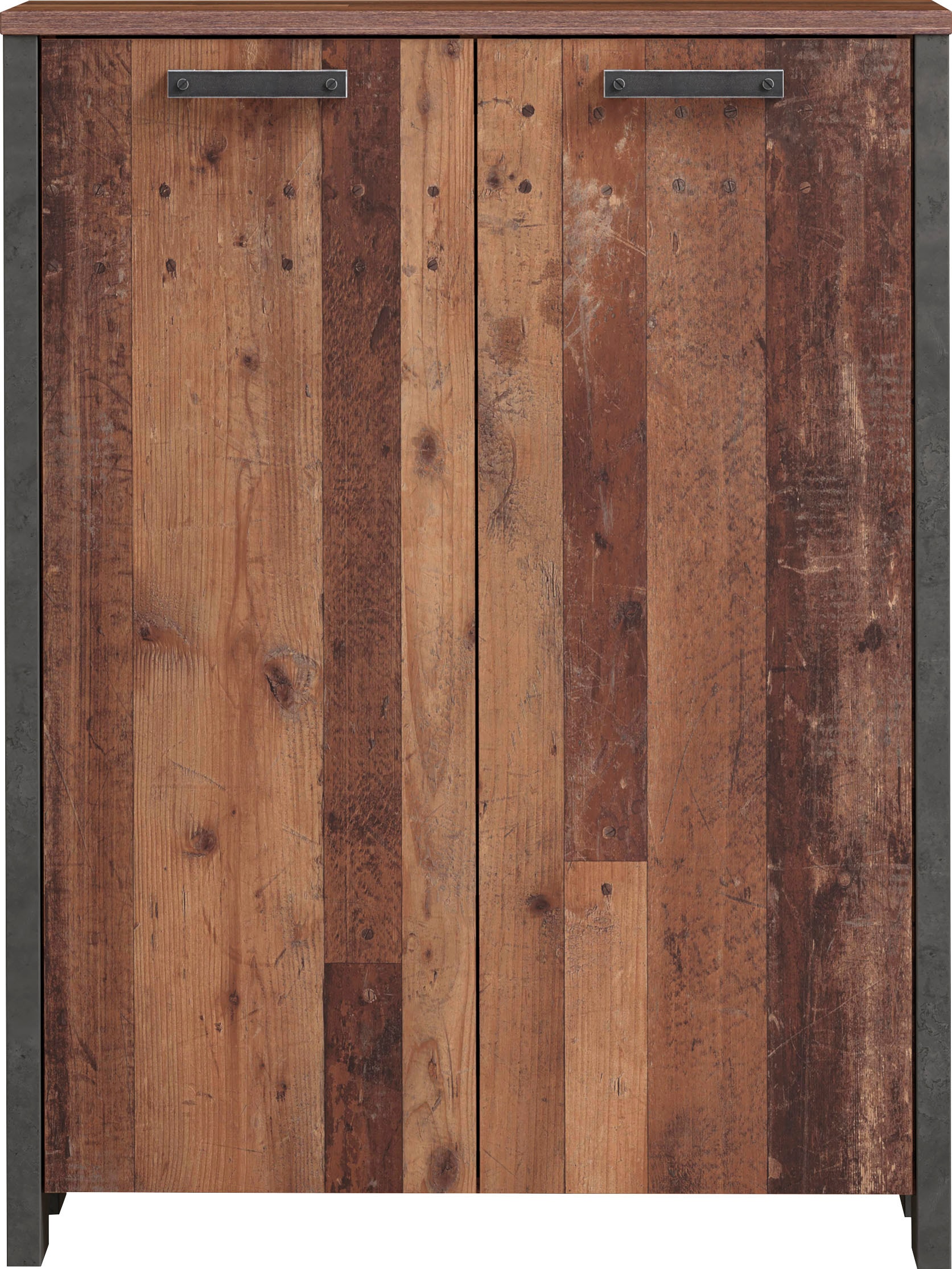 Image of FORTE Kommode "Clif" Aktenschrank im Industriestil, Breite 86 cm x Höhe 115 cm