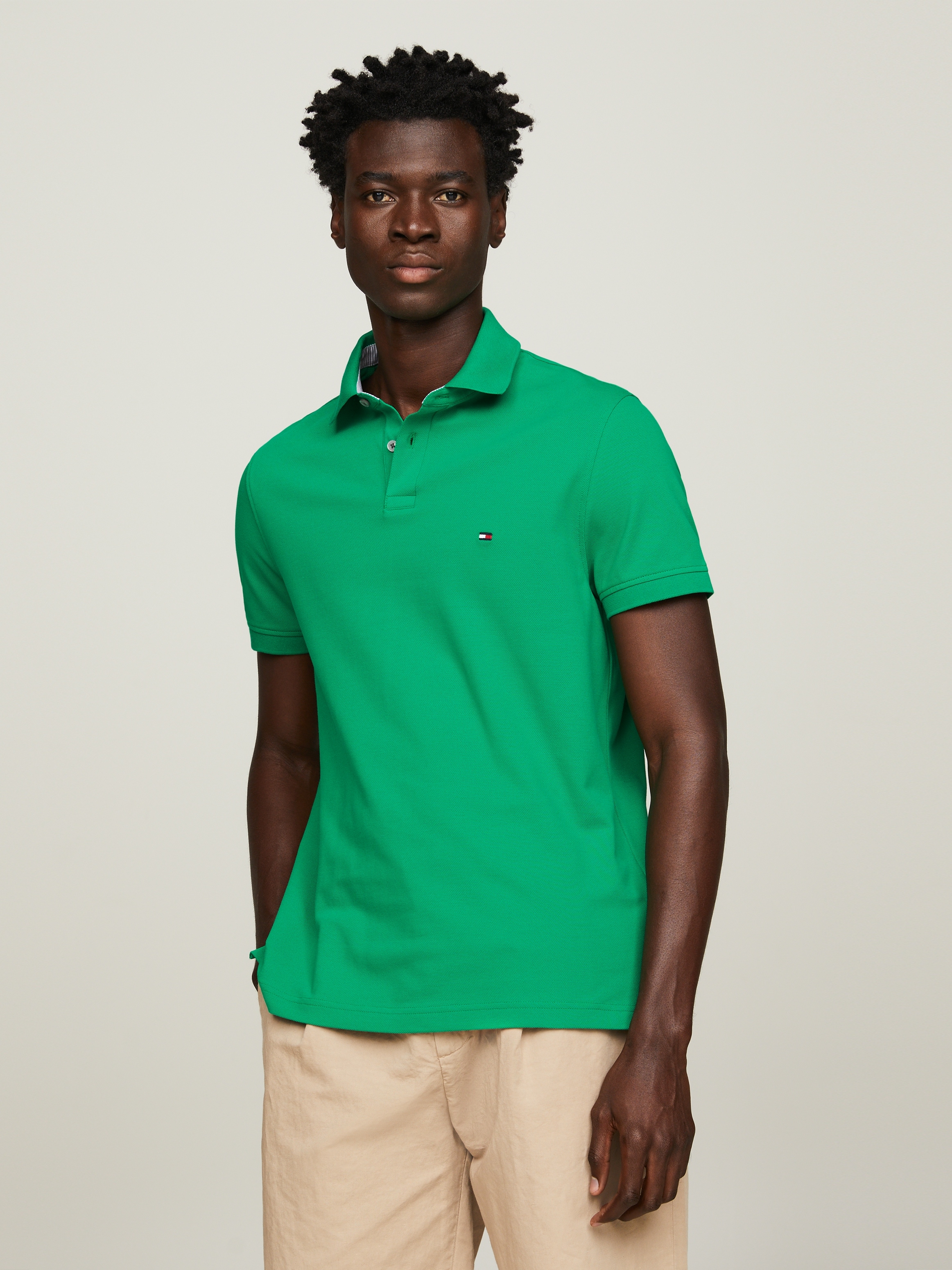 Tommy Hilfiger Poloshirt »1985 REGULAR POLO«, mit Tommy Hilfiger Kontraststreifen innen am Kragen