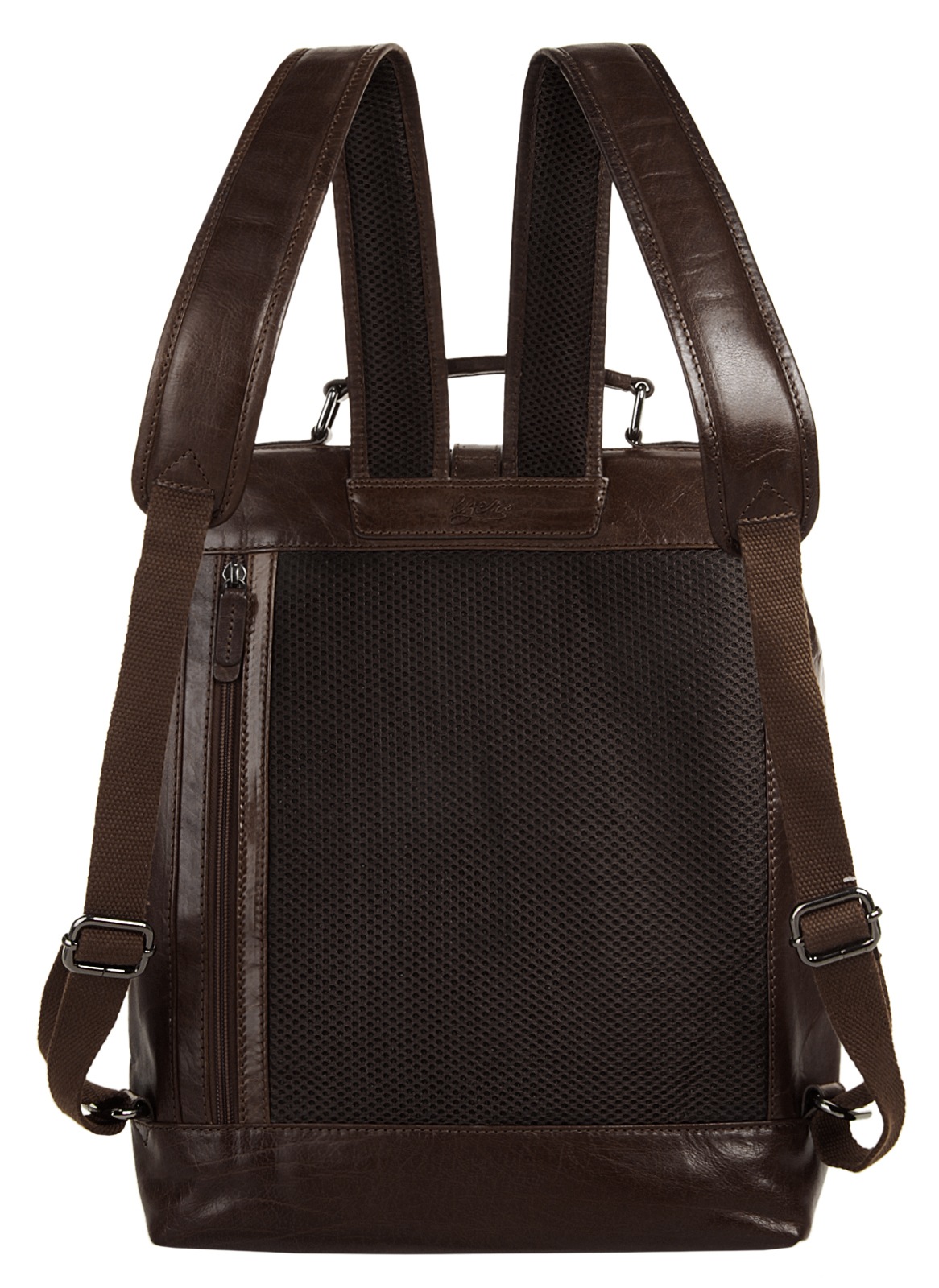 X-Zone Laptoprucksack, echt Leder