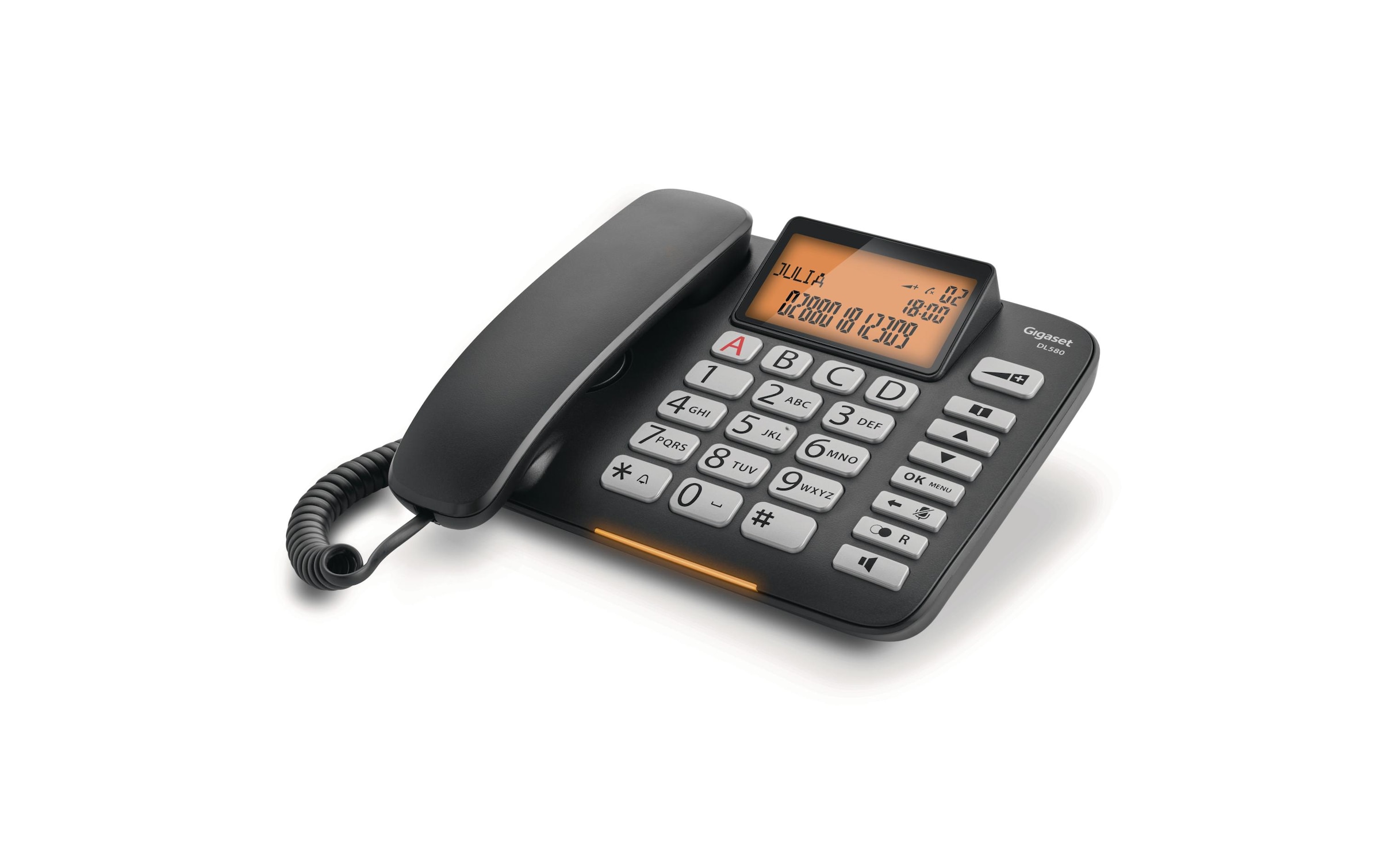 Kabelgebundenes Telefon »DL580 Schwarz«