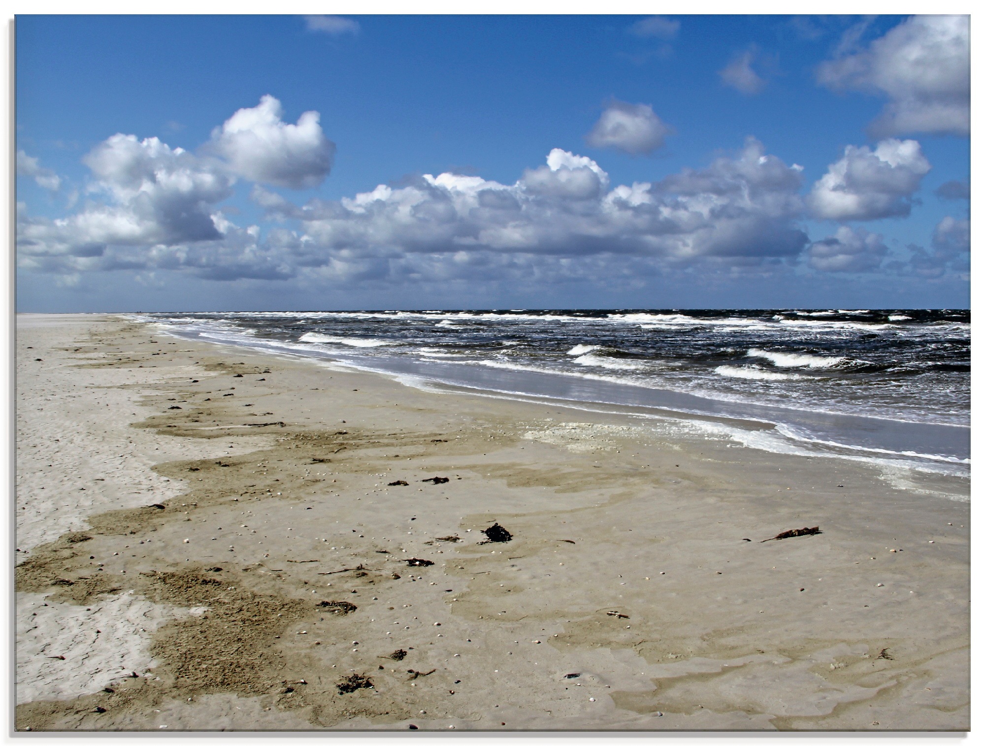 Image of Artland Glasbild »Nordsee - Urlaubsfeeling pur«, Strand, (1 St.) bei Ackermann Versand Schweiz