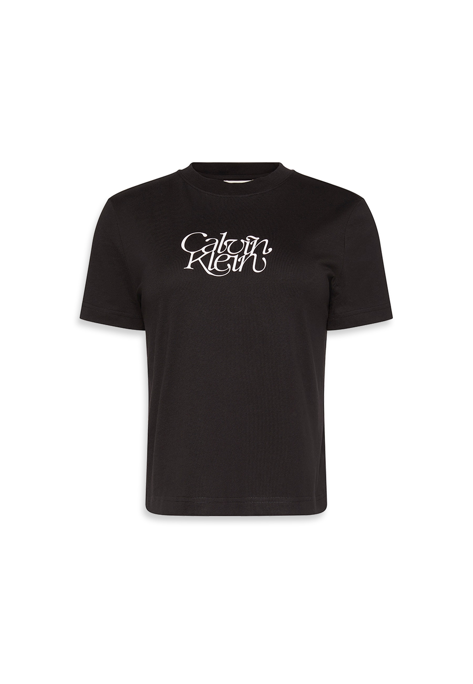 Calvin Klein Jeans T-Shirt »SS FITTED SCRIPT CALVIN KLEIN TE«, Mit Rundhalsausschnitt, regular fit